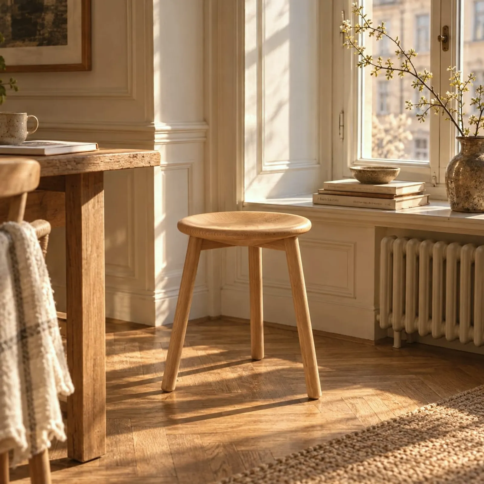 Tabouret Gran en bouleau - image 3