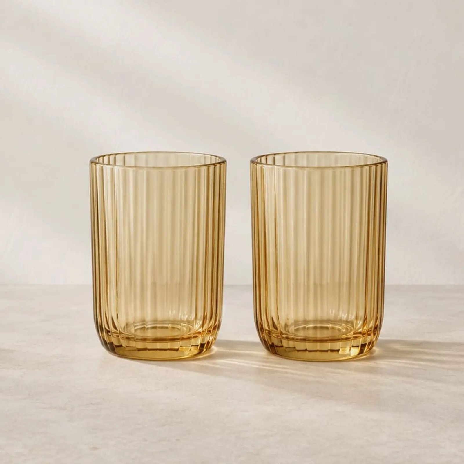 Glas Hägg Ockra II - bild 1
