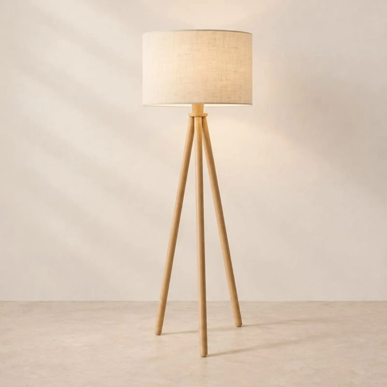 Golvlampa Kvarn Natur III - bild 2