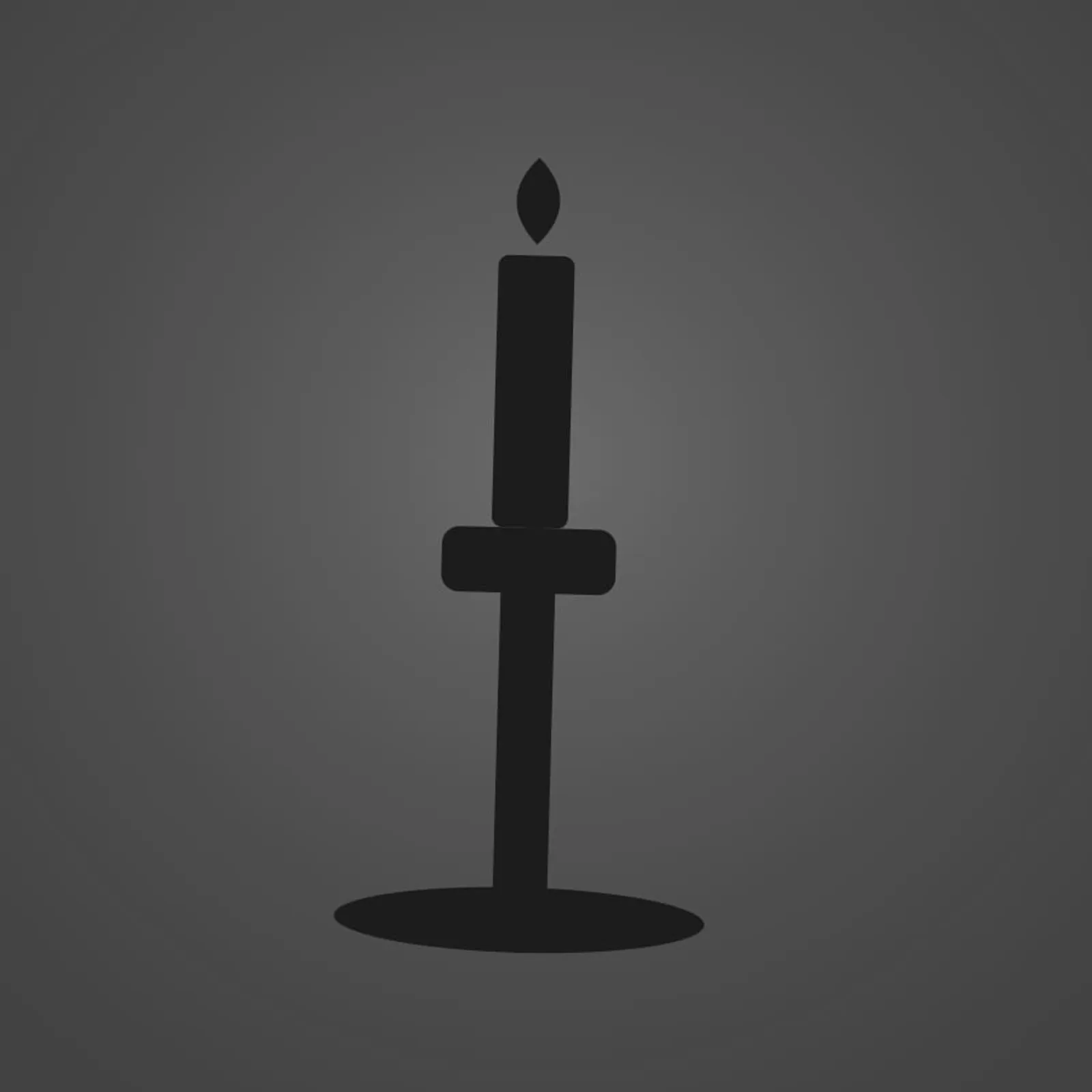 Ljusstake Tall Stengods - bild 1