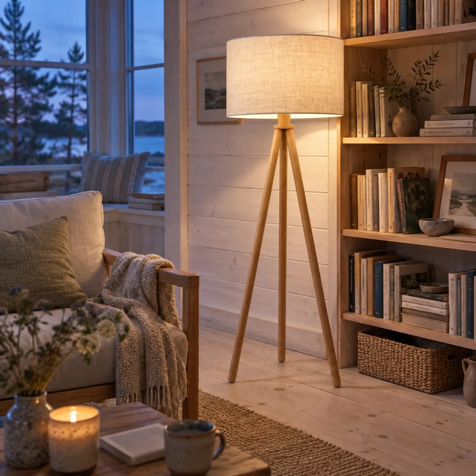 Lampadaire Videt naturel - image 3