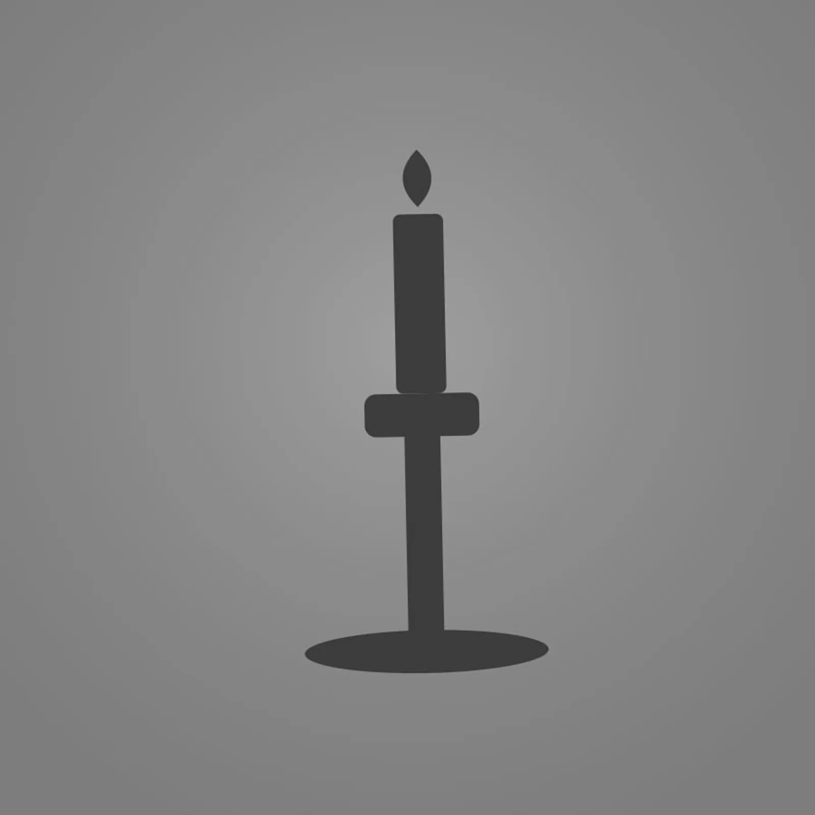 Ljusstake Ull Mässing - bild 1