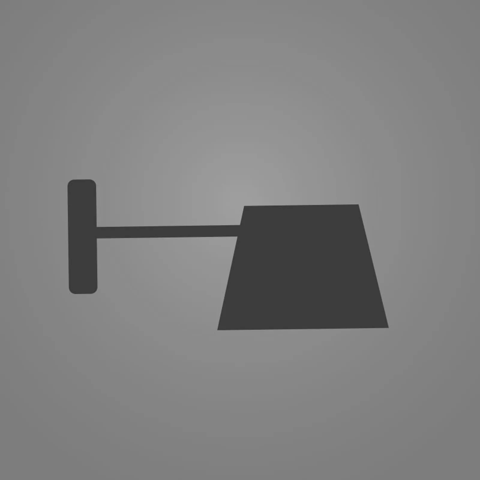 Vägglampa Dal Stål - bild 1