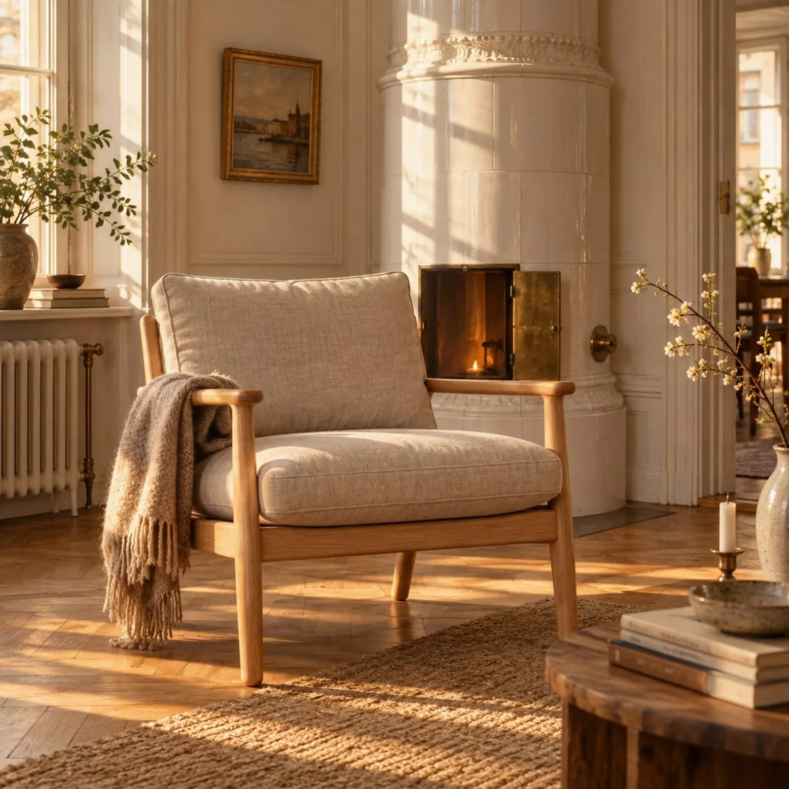 Fauteuil Kulle lin V - image 2