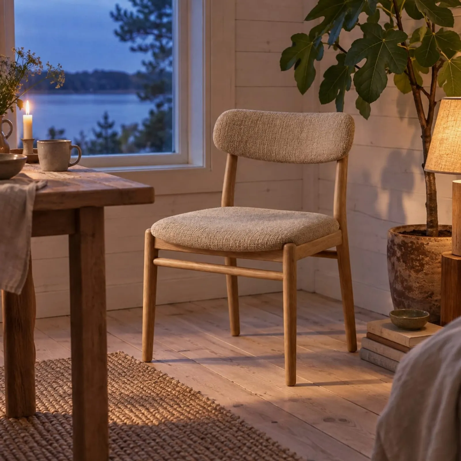 Chaise Kvarn naturel - image 3