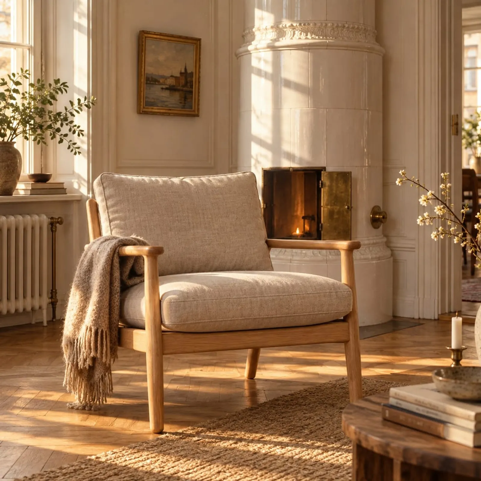 Fauteuil Dal en lin - image 2