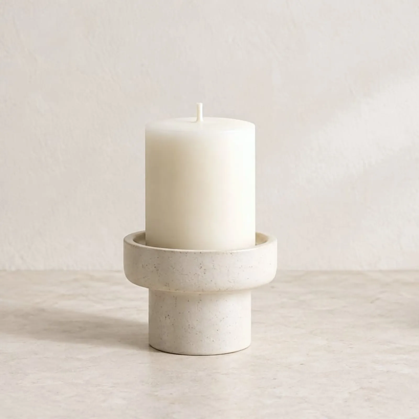 Bougeoir Skär blanc craie II - image 1