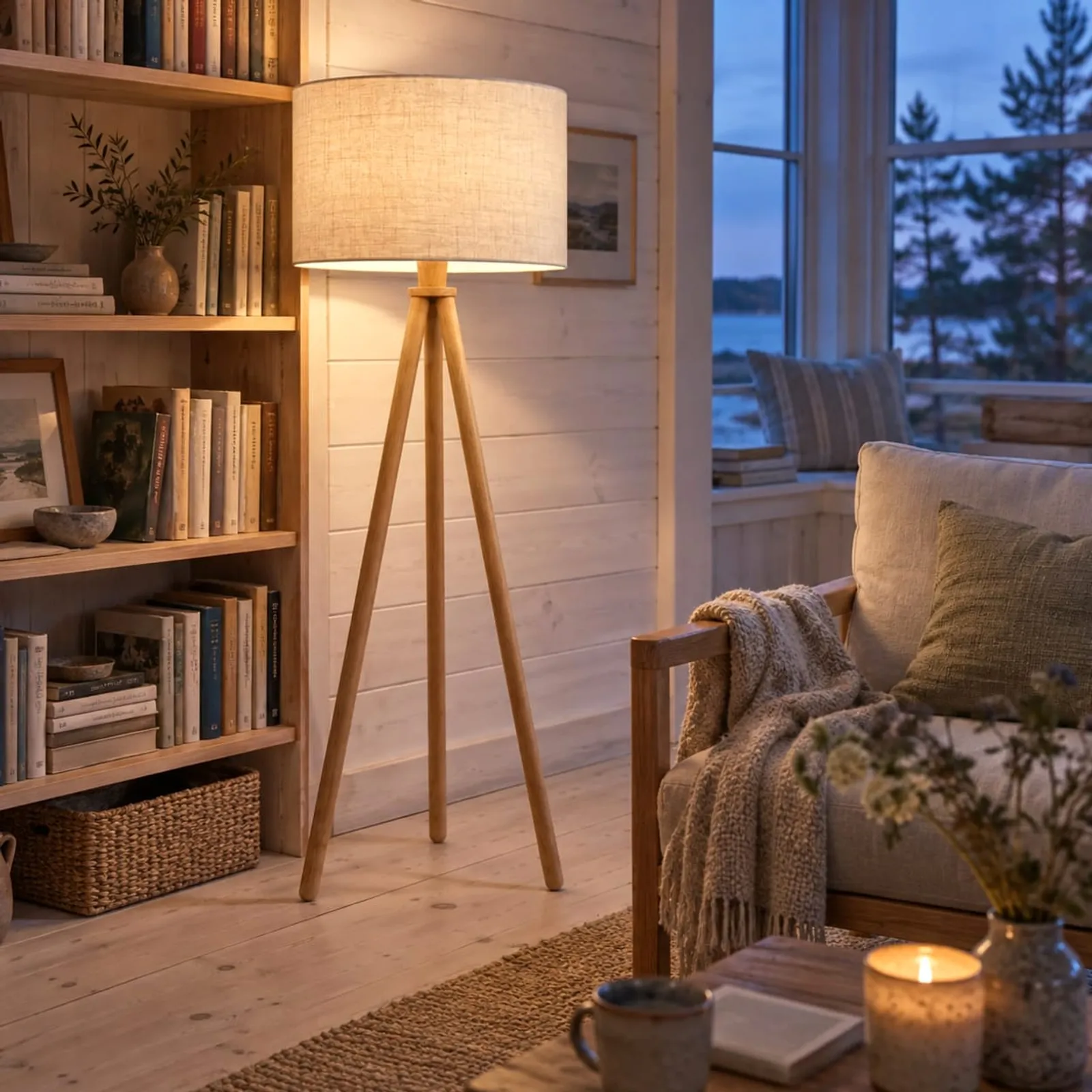 Lampadaire Sarek naturel II - image 3