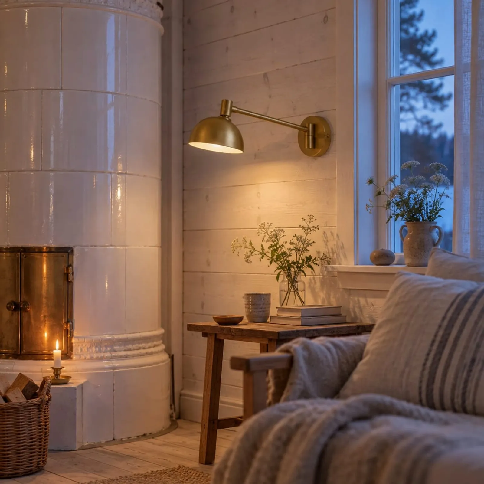 Vägglampa Skogen Stål - bild 2