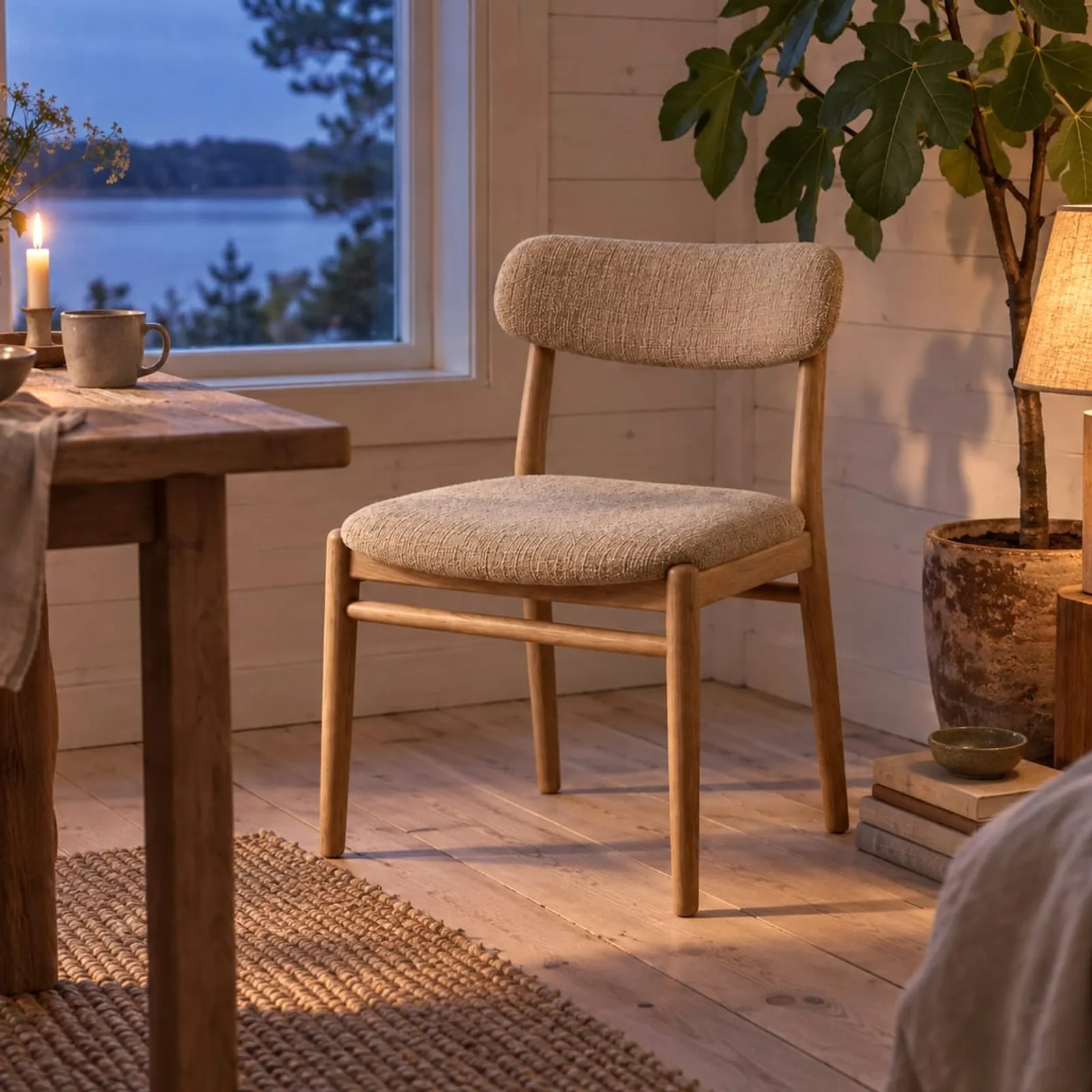 Chaise Alm en chêne - image 3