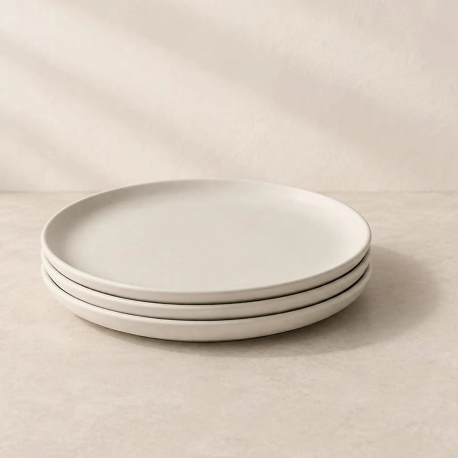 Assiette Lönn blanc craie IV - image 1