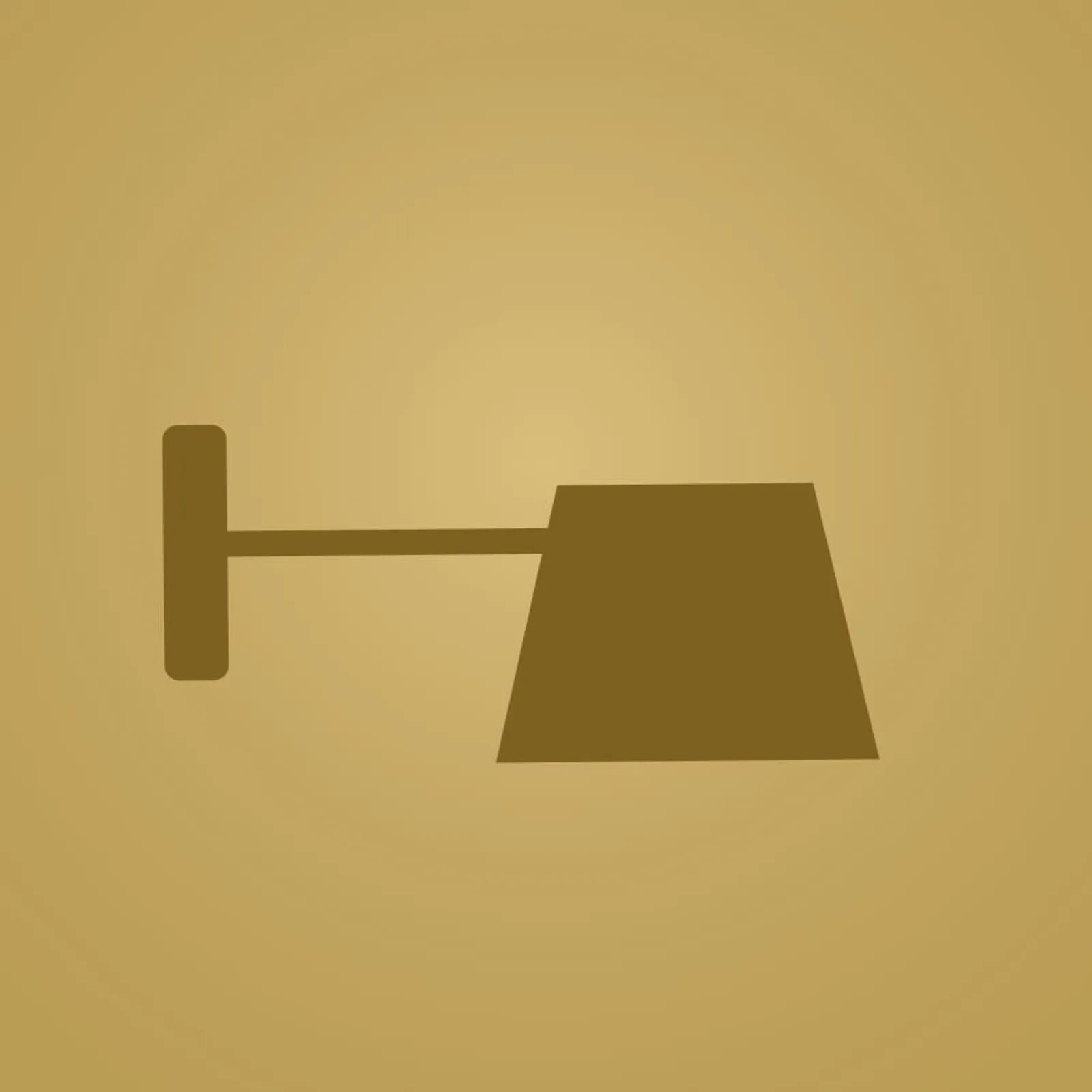 Vägglampa Ljungen Mässing - bild 1
