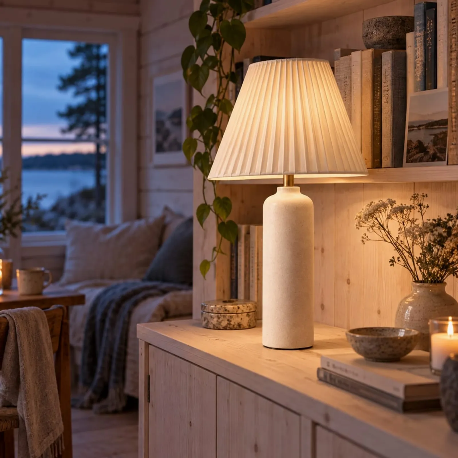 Bordslampa Vete Kritvit - bild 2