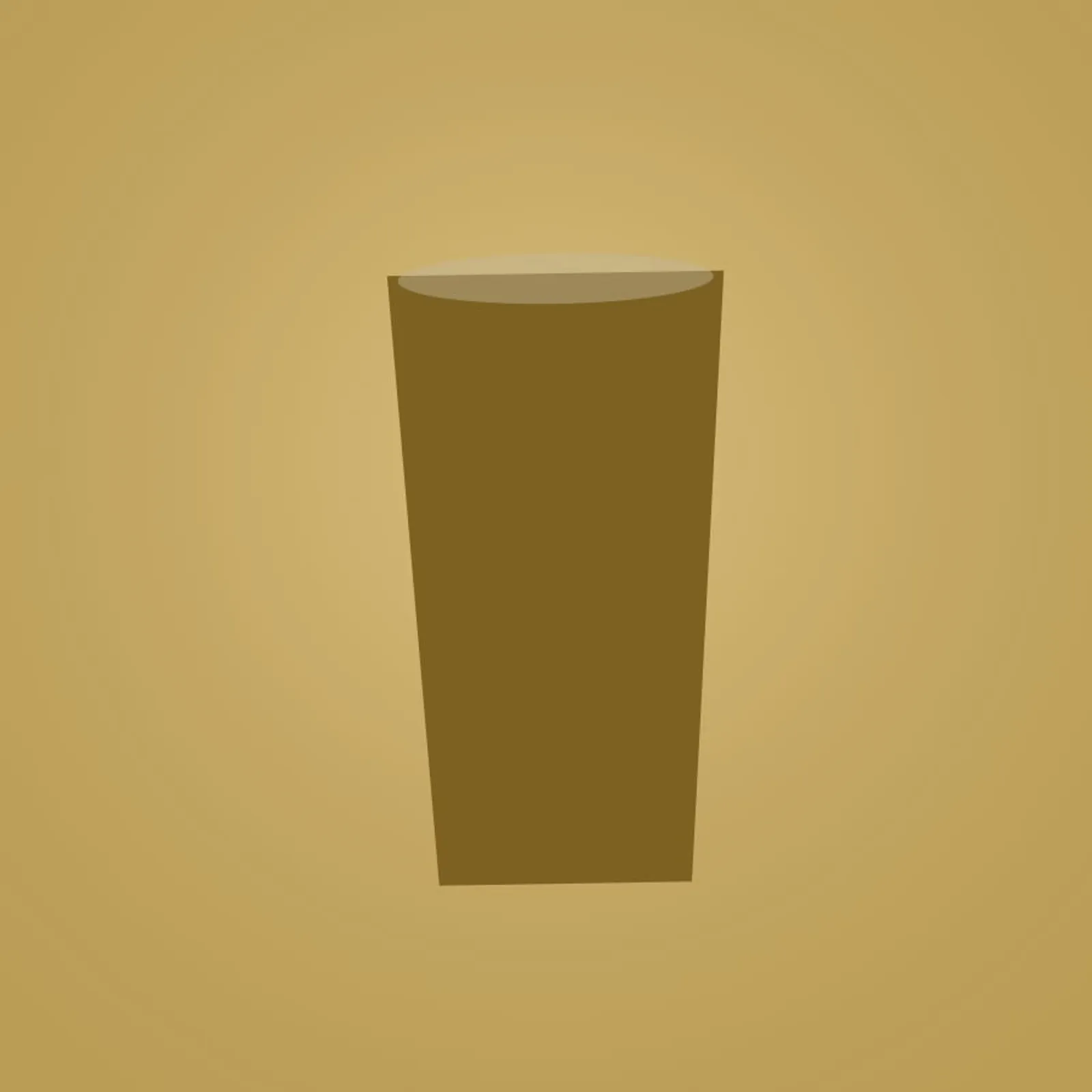 Glas Slån Ockra - bild 1