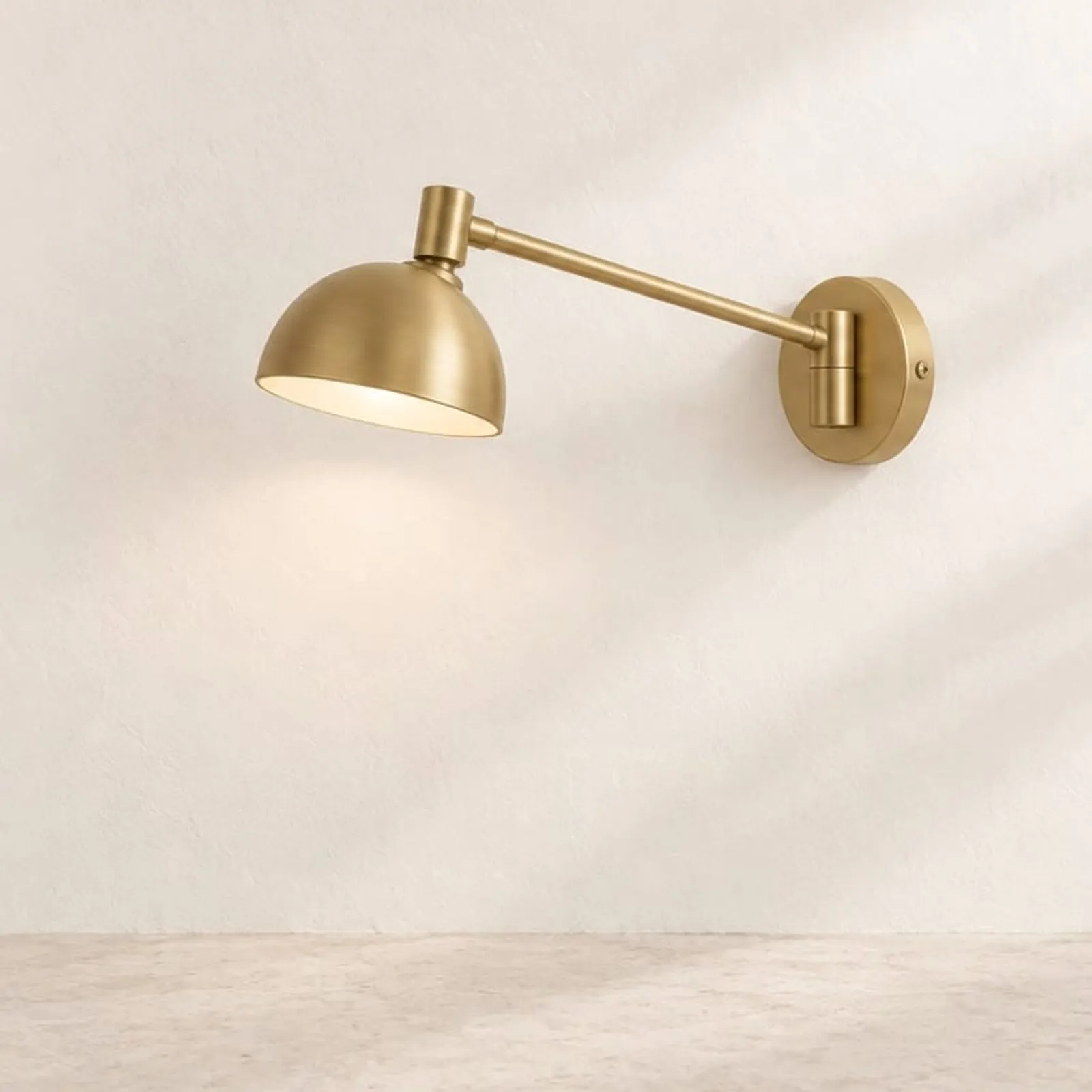 Vägglampa Klippa Ockra V - bild 1
