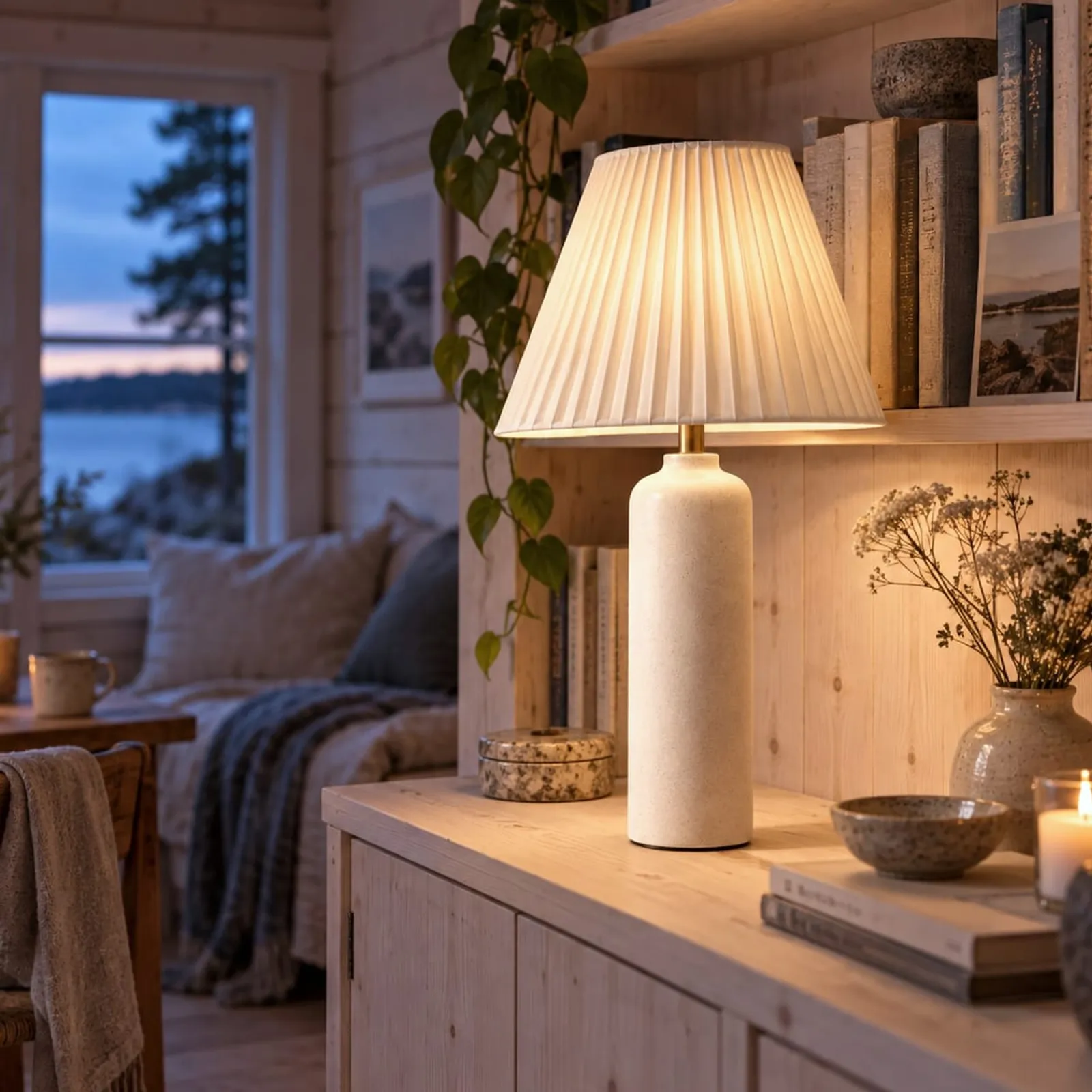 Bordslampa Tjärn Keramik - bild 2