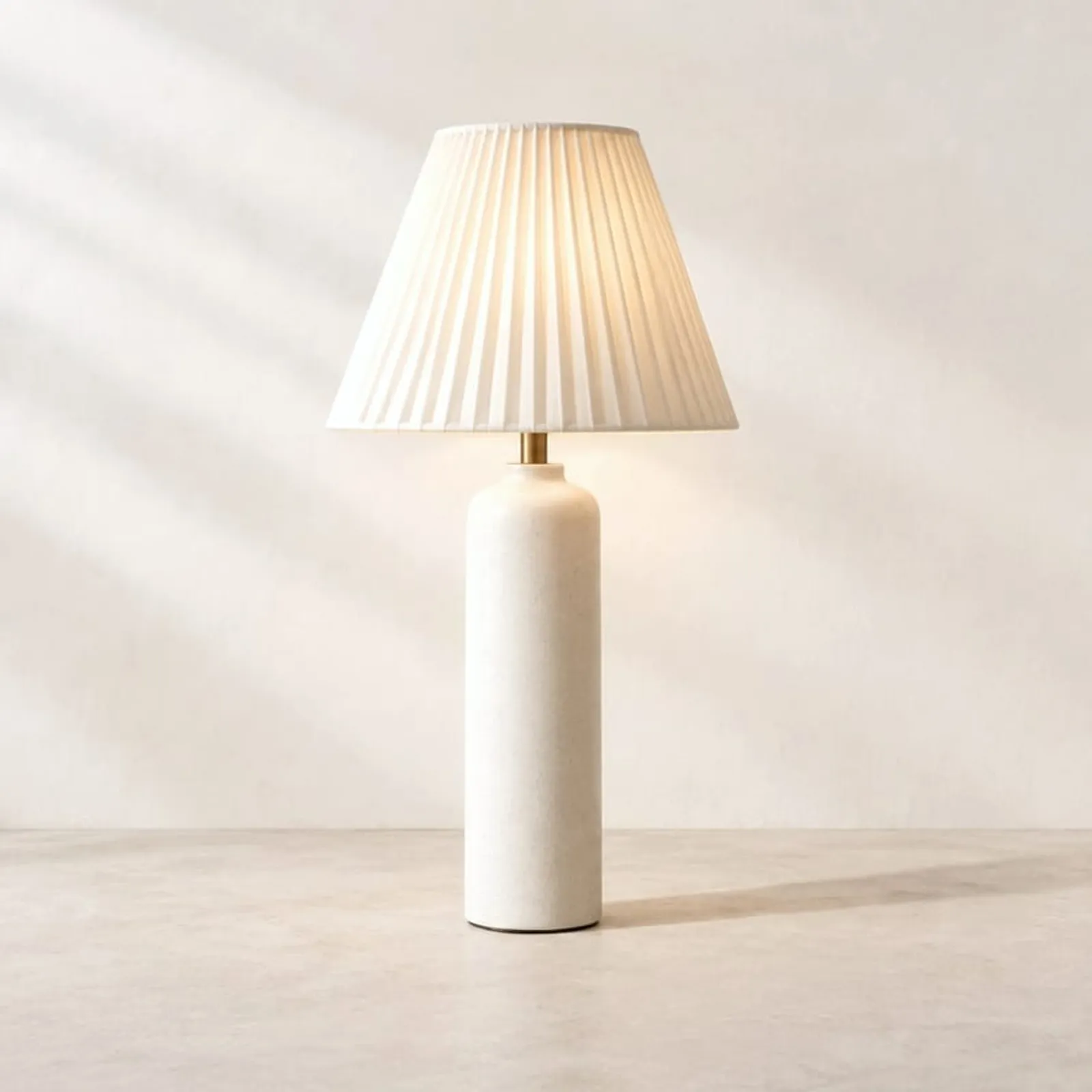 Lampe de table Videt blanc craie - image 1