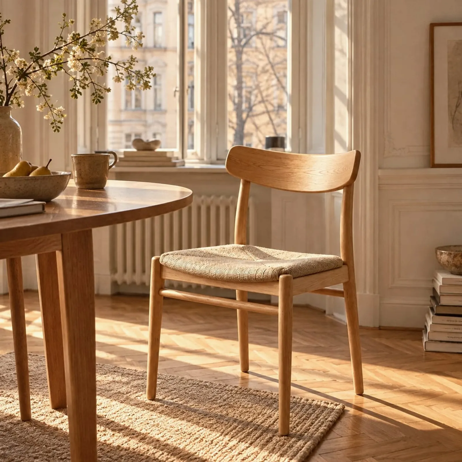 Chaise Fläder en frêne - image 2