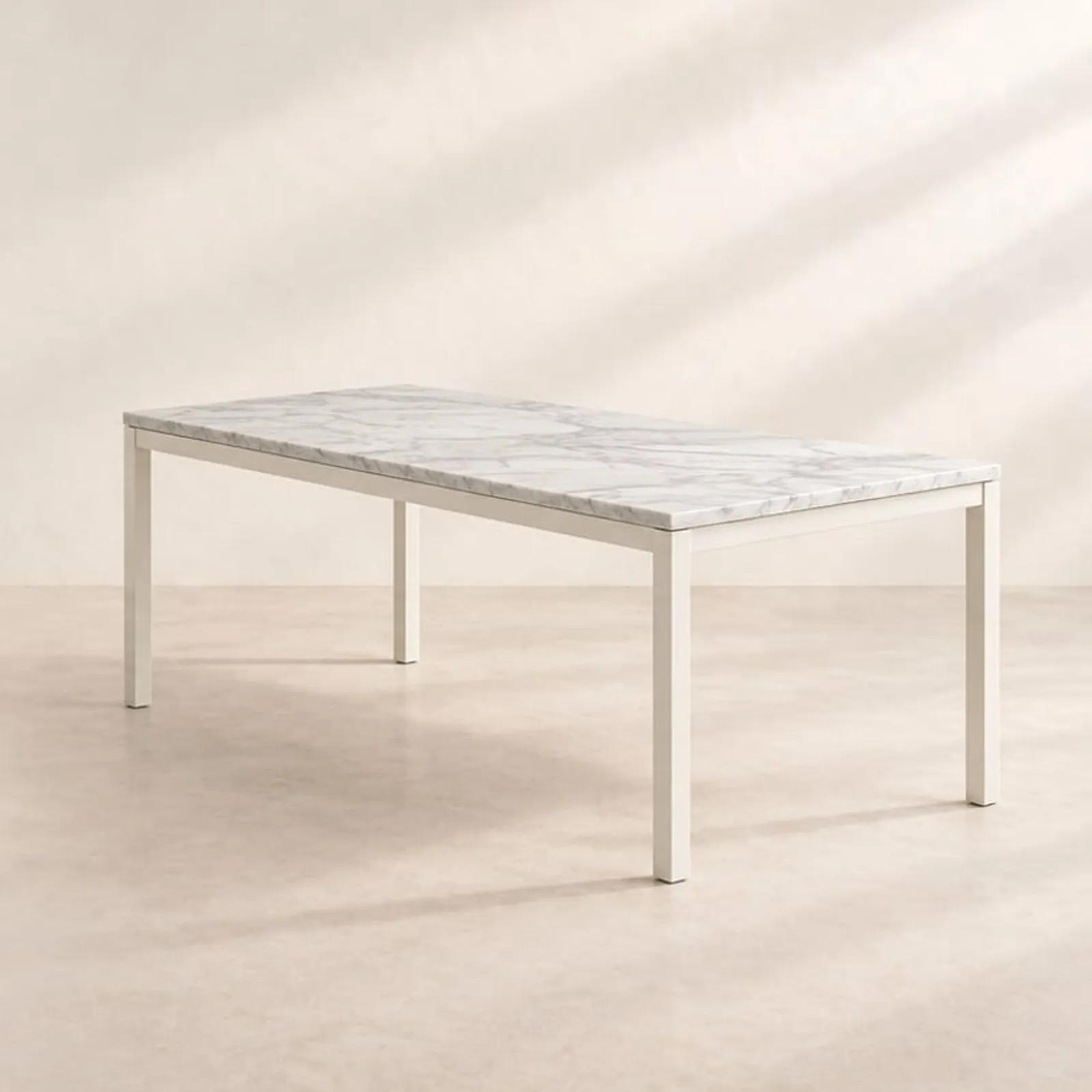Table à manger Tjärn blanc craie - image 1