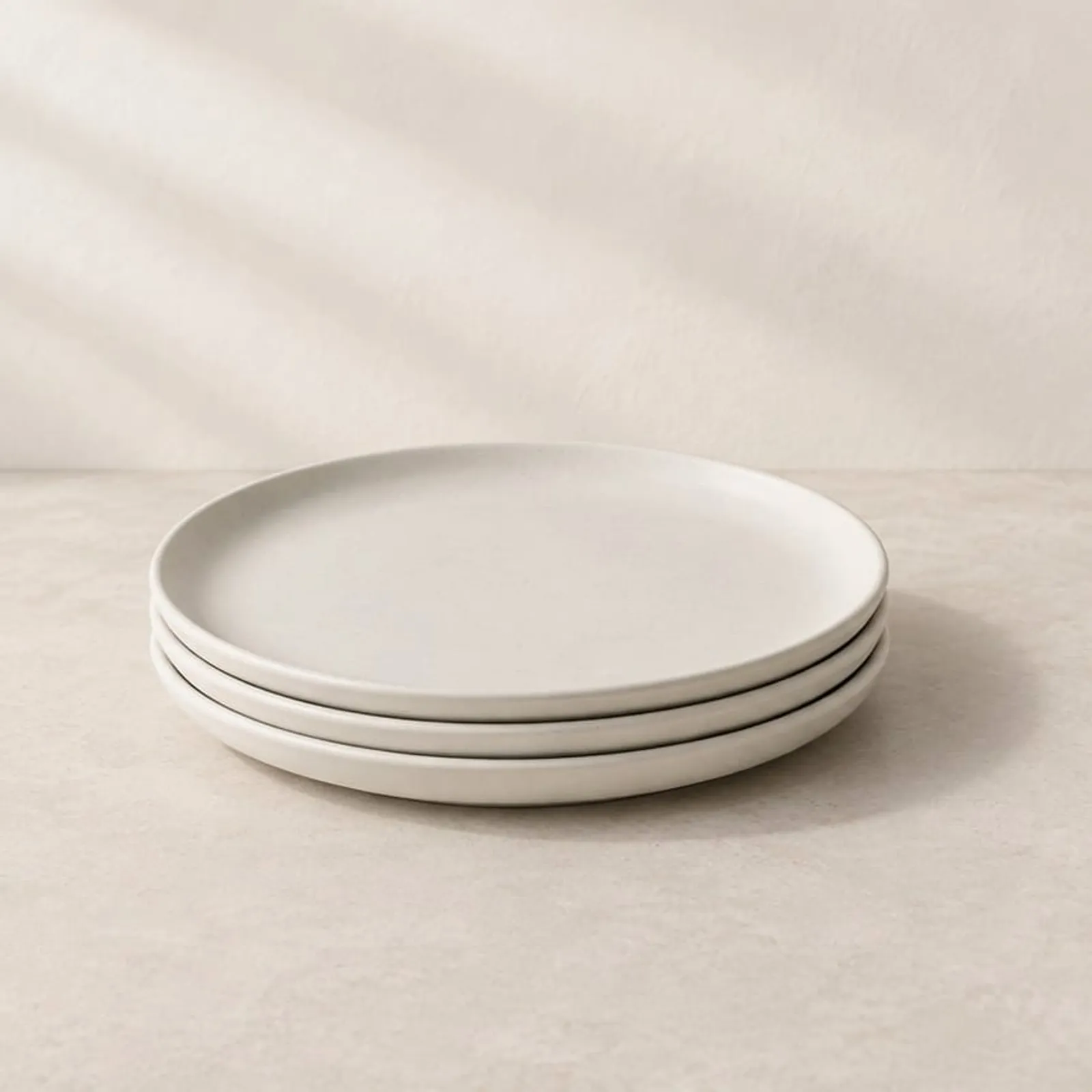 Assiette Lönn blanc craie II - image 1