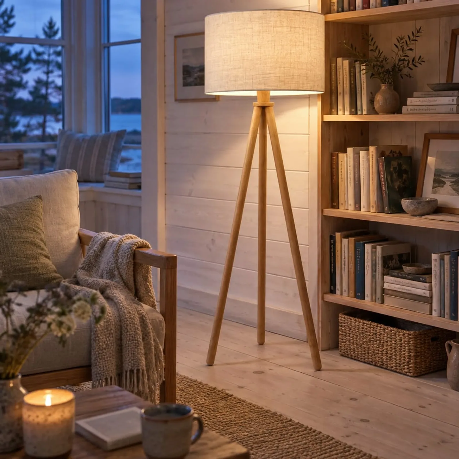 Lampadaire Äng naturel II - image 3