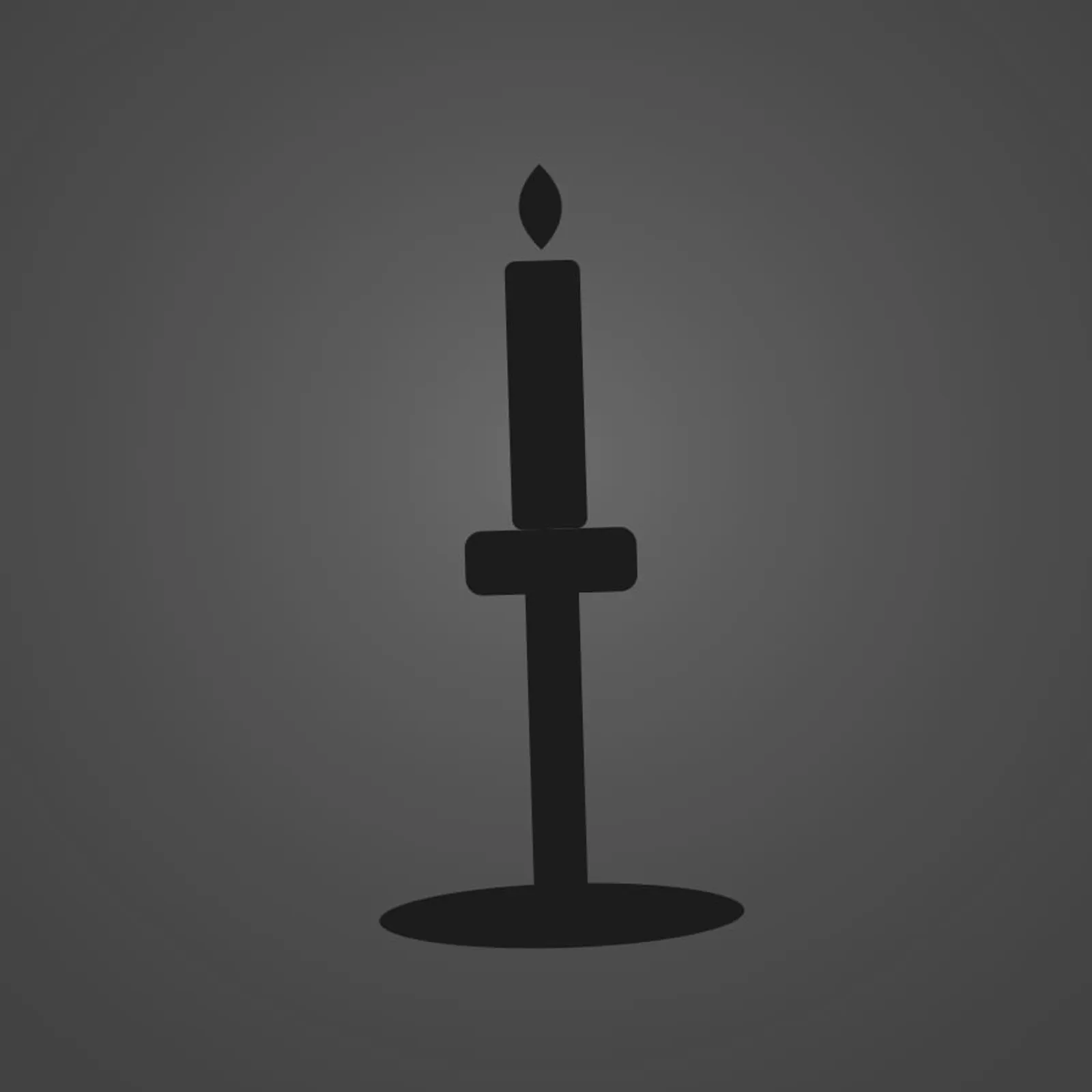 Ljusstake Kaprifol Stål - bild 1