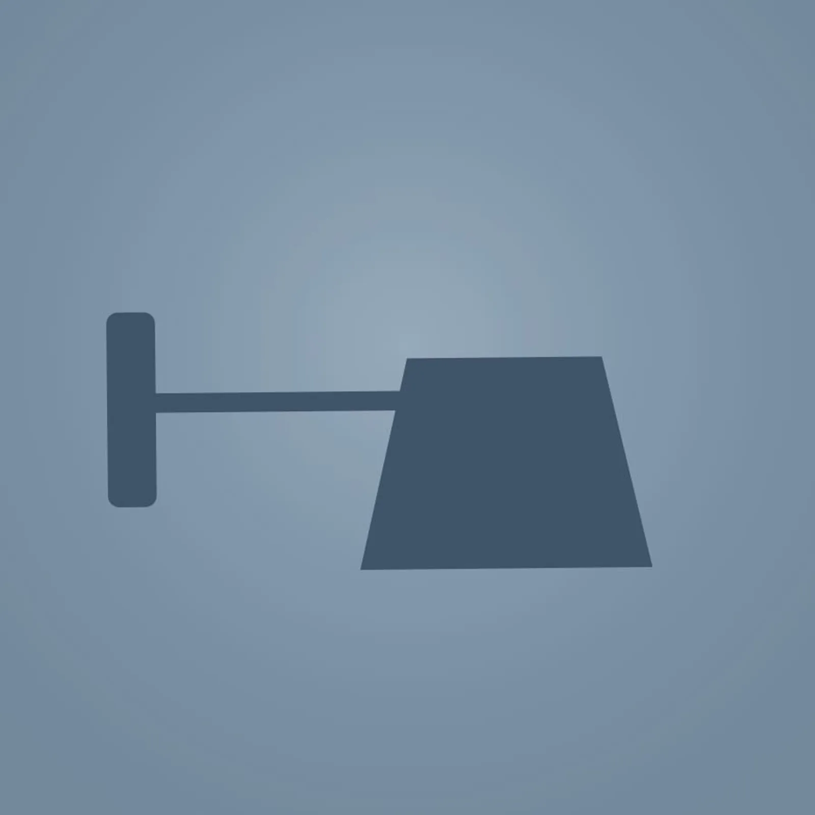 Vägglampa Ljungen Havsblå - bild 1