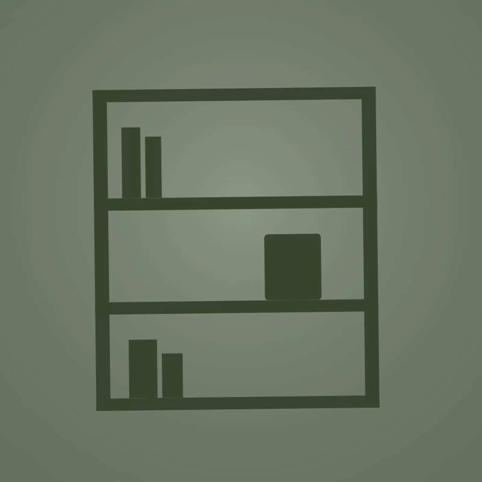 Bokhylla Grund Stål - bild 1