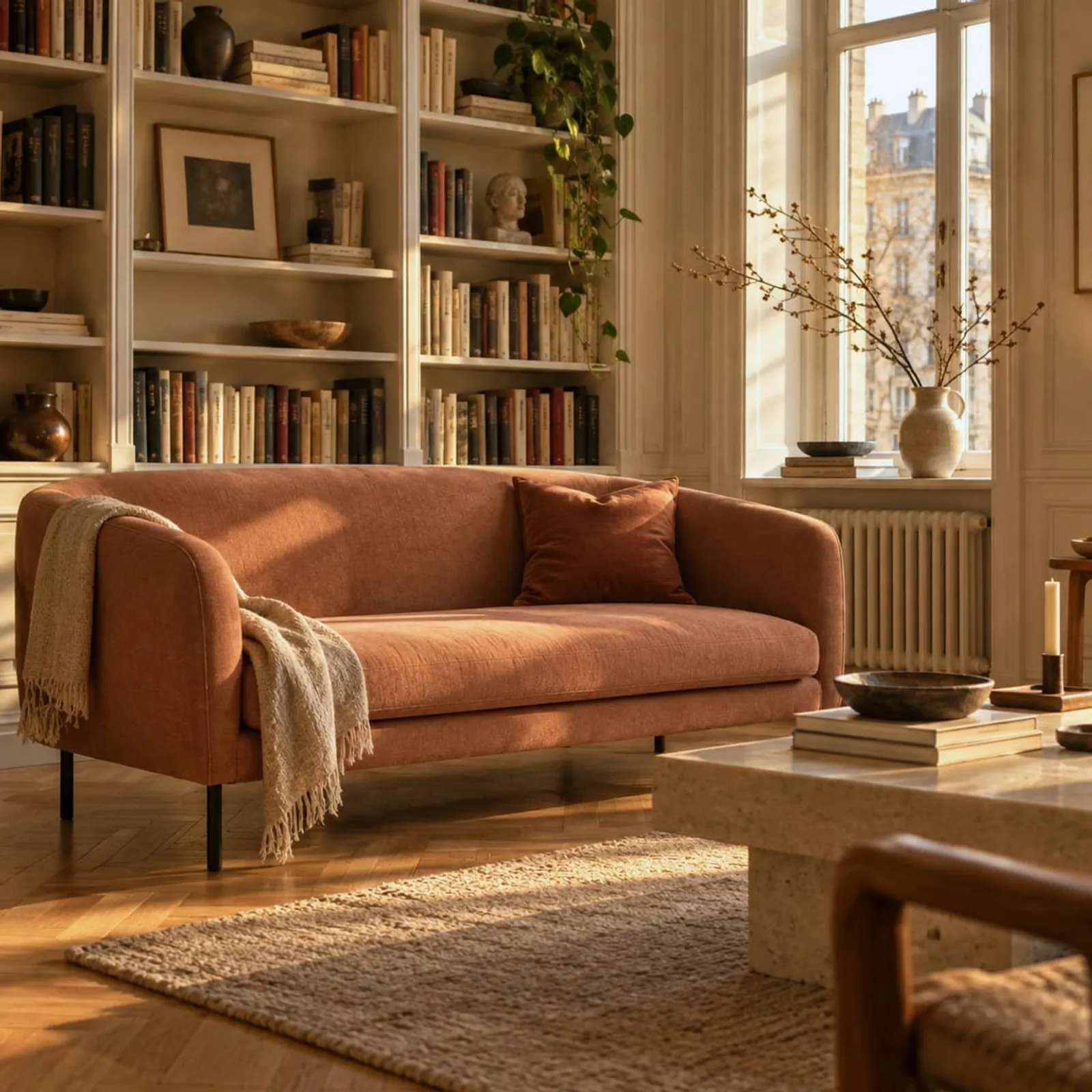 Soffa Hampa Havsblå - bild 2
