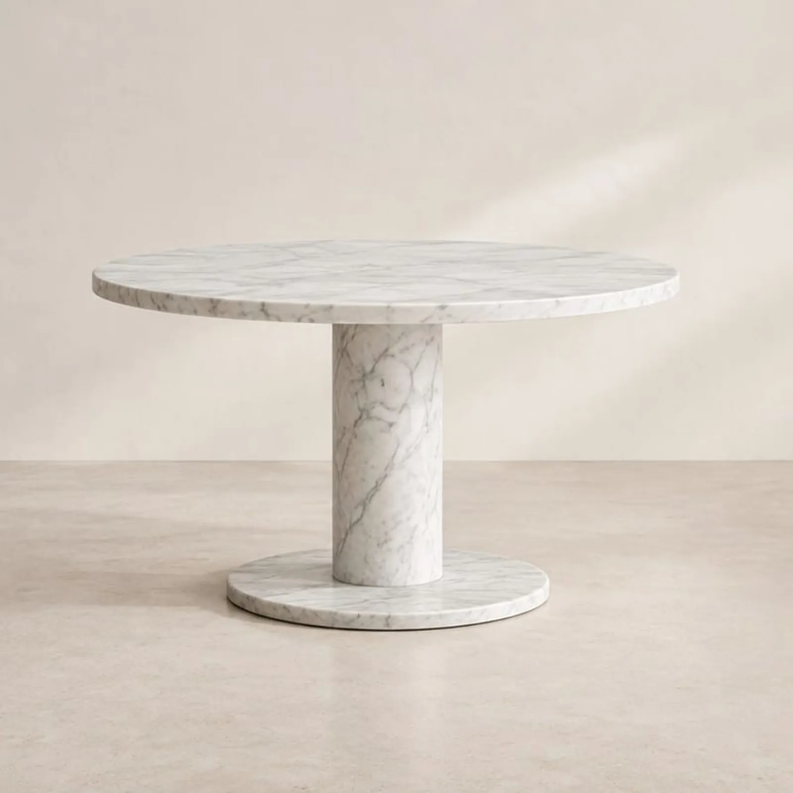 Table à manger Kusten blanc craie III - image 1
