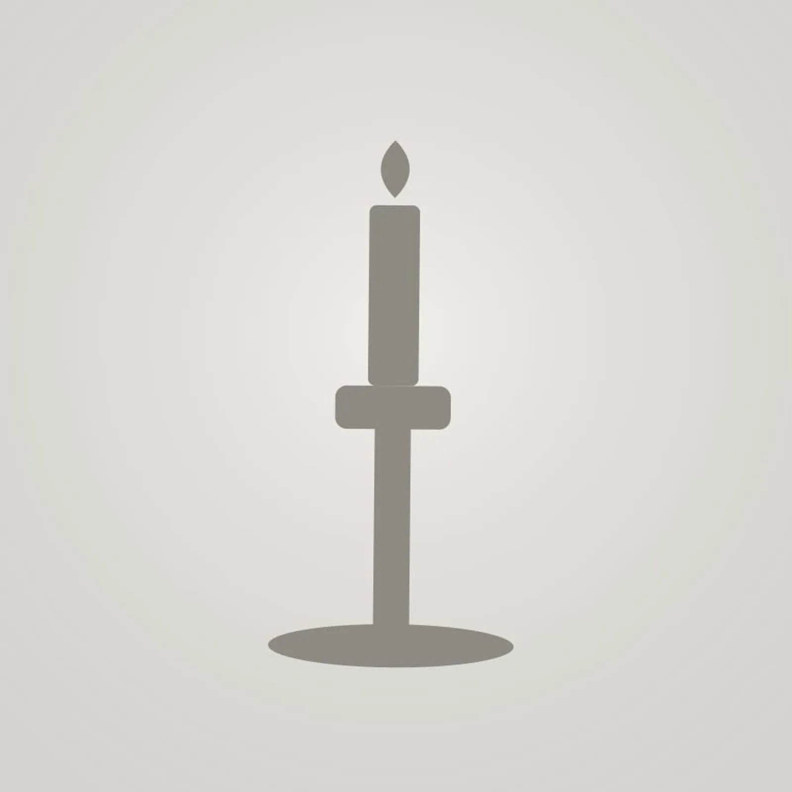 Ljusstake Hassel Kritvit - bild 1