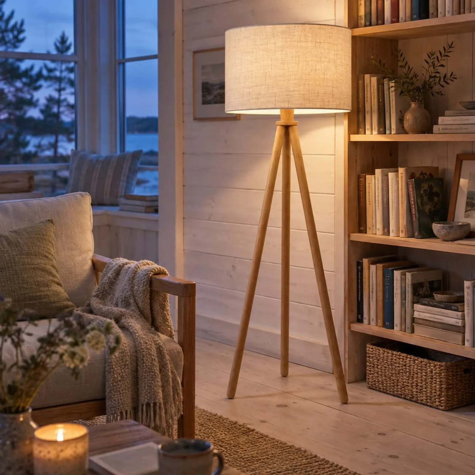 Lampadaire Dal naturel V - image 3