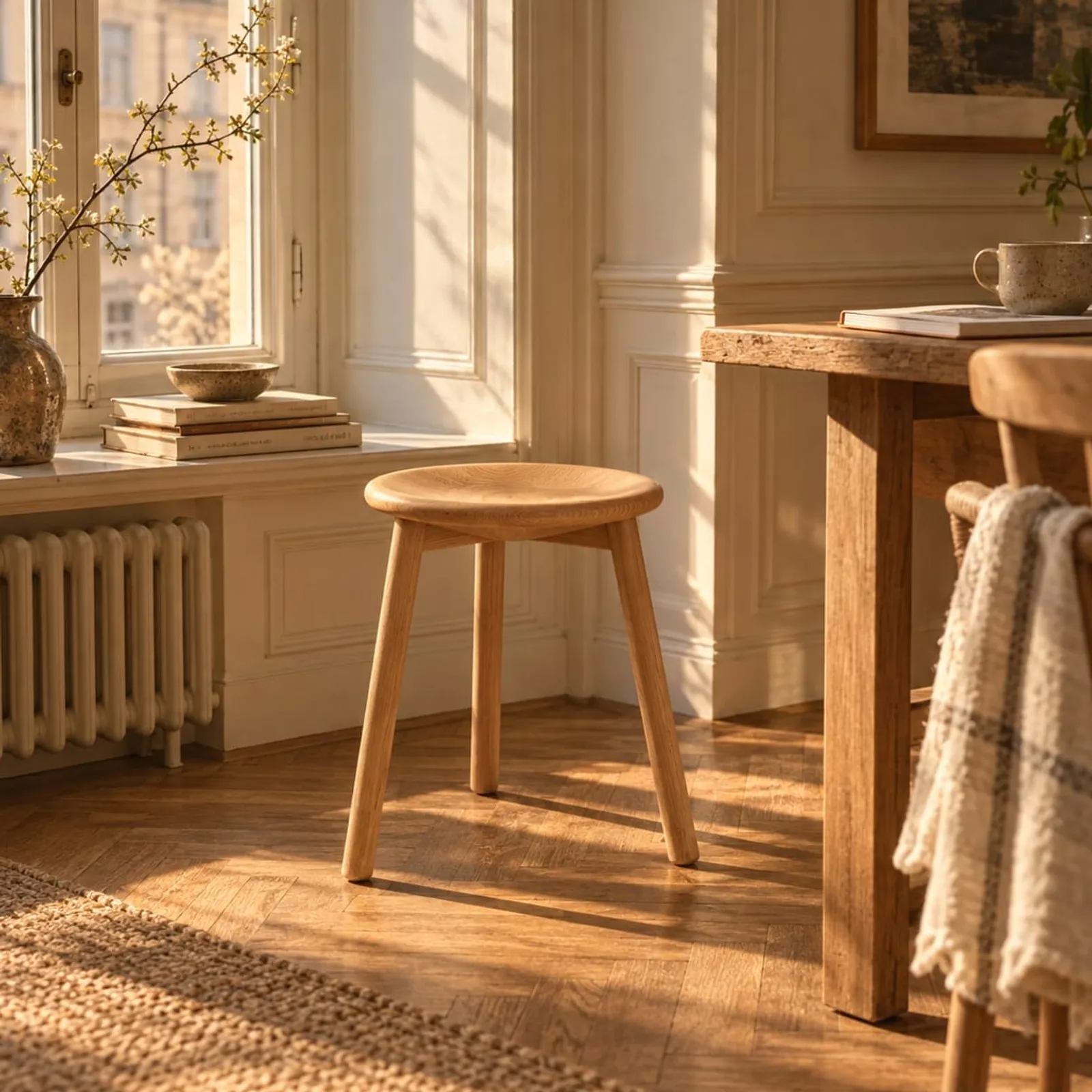 Tabouret Pors naturel - image 2