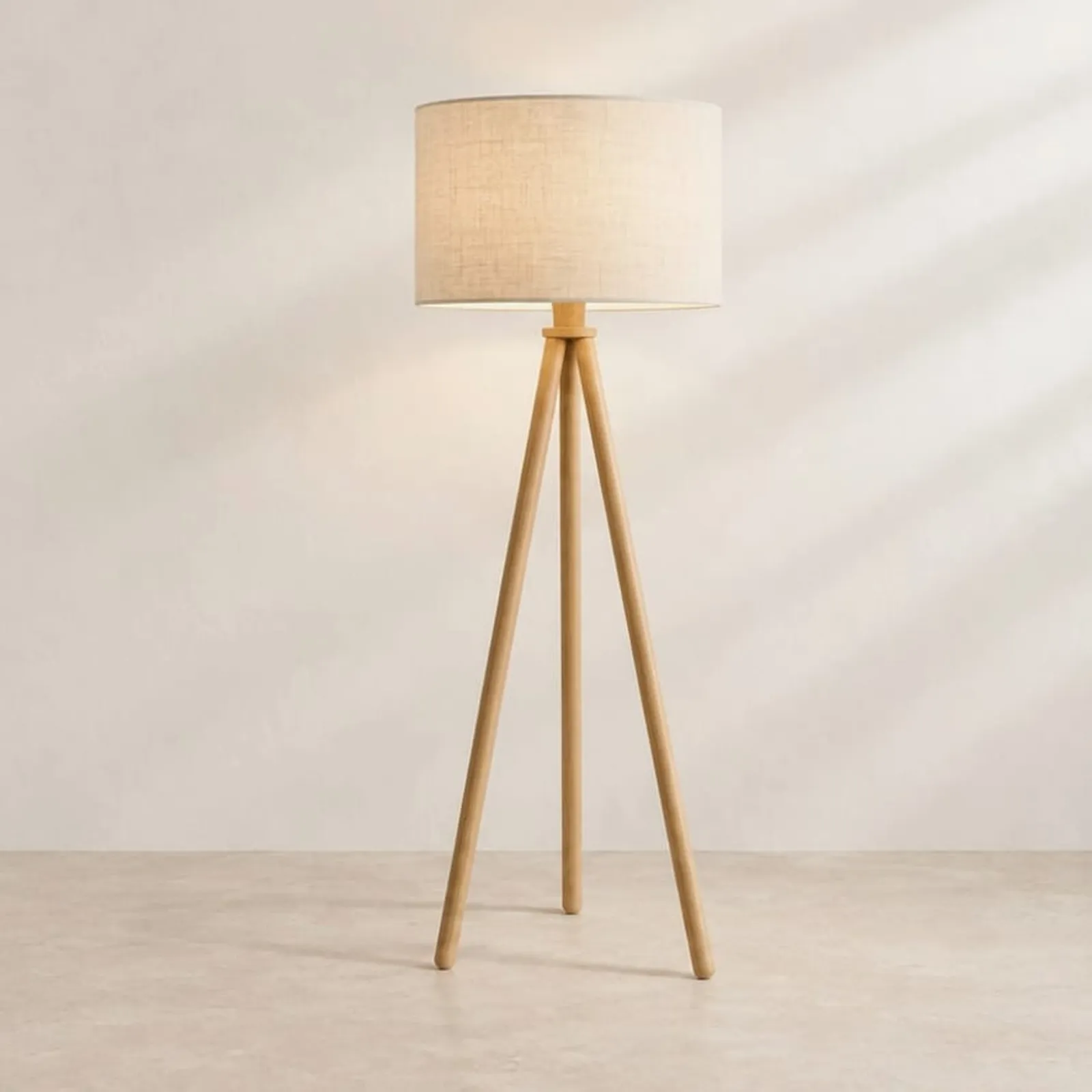 Golvlampa Kvarn Natur IV - bild 1