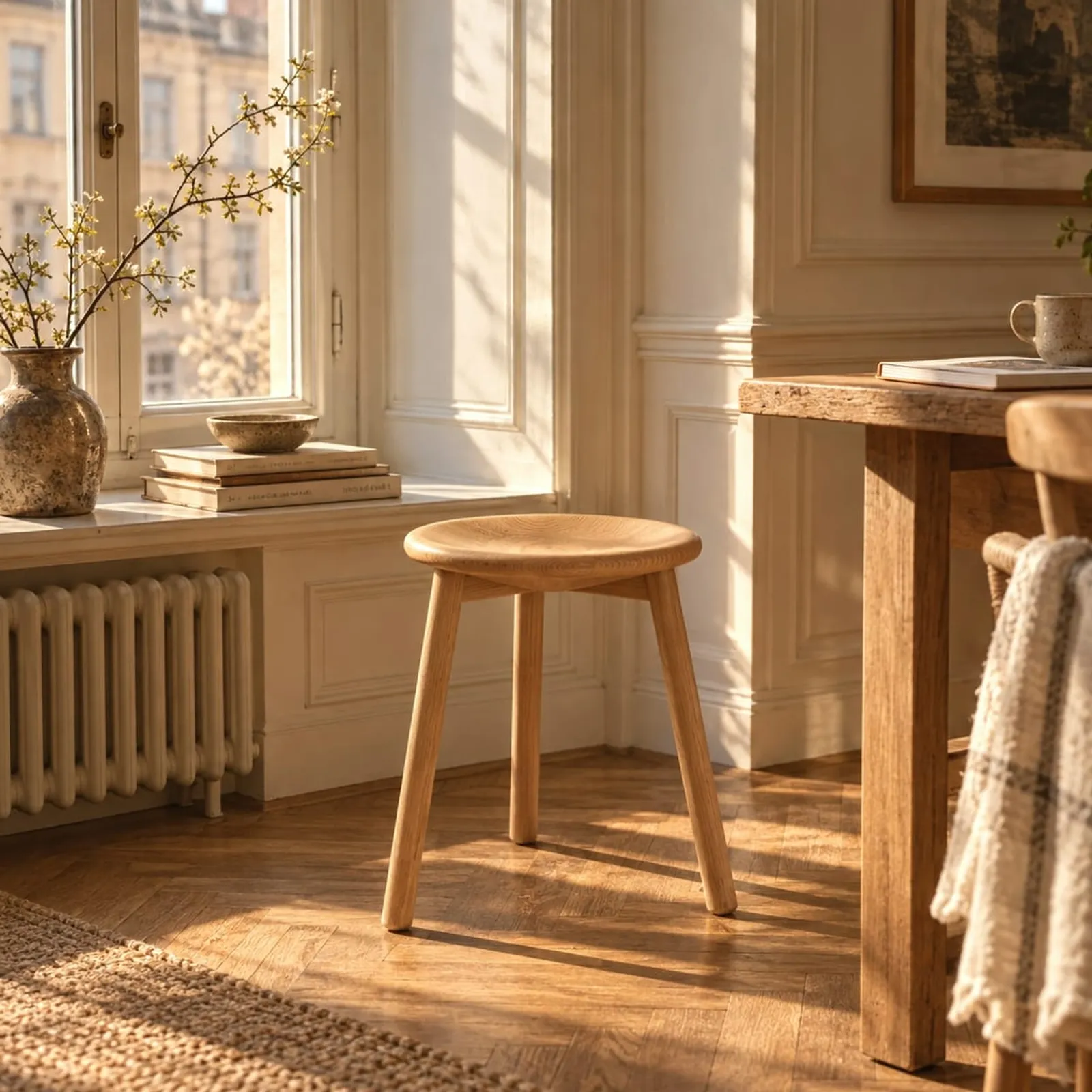 Tabouret Öland en chêne - image 2