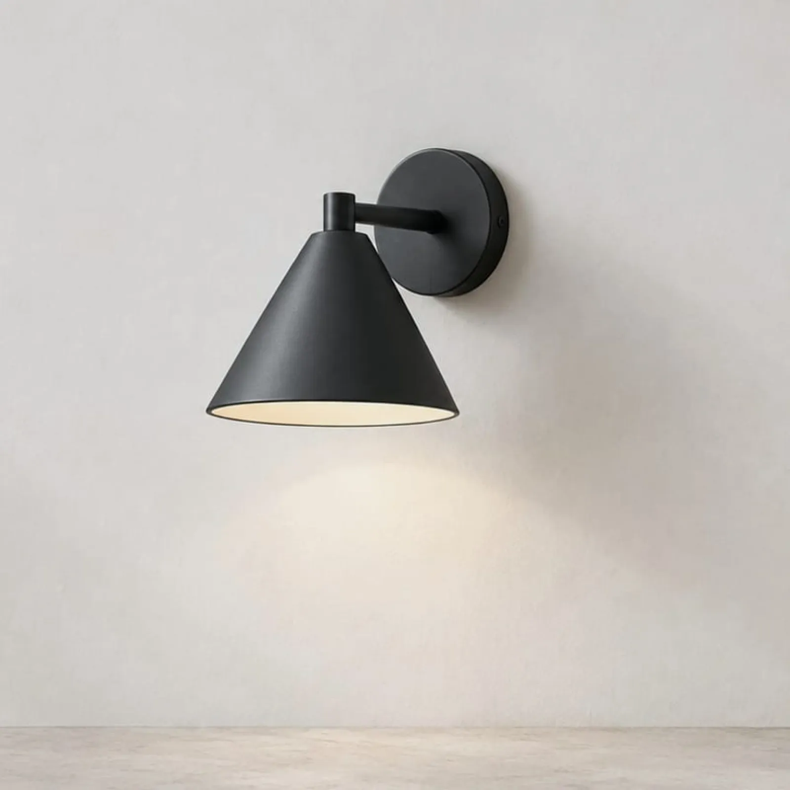 Vägglampa Vide Stål - bild 1