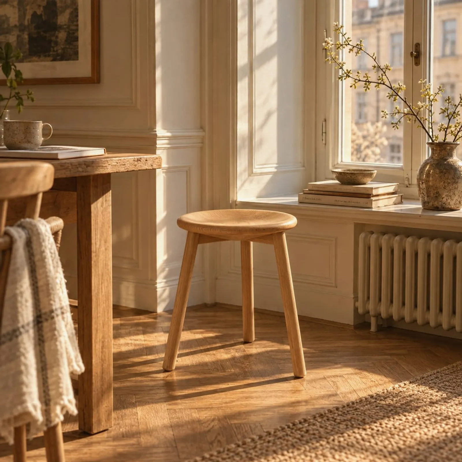 Tabouret Gran ocre III - image 3