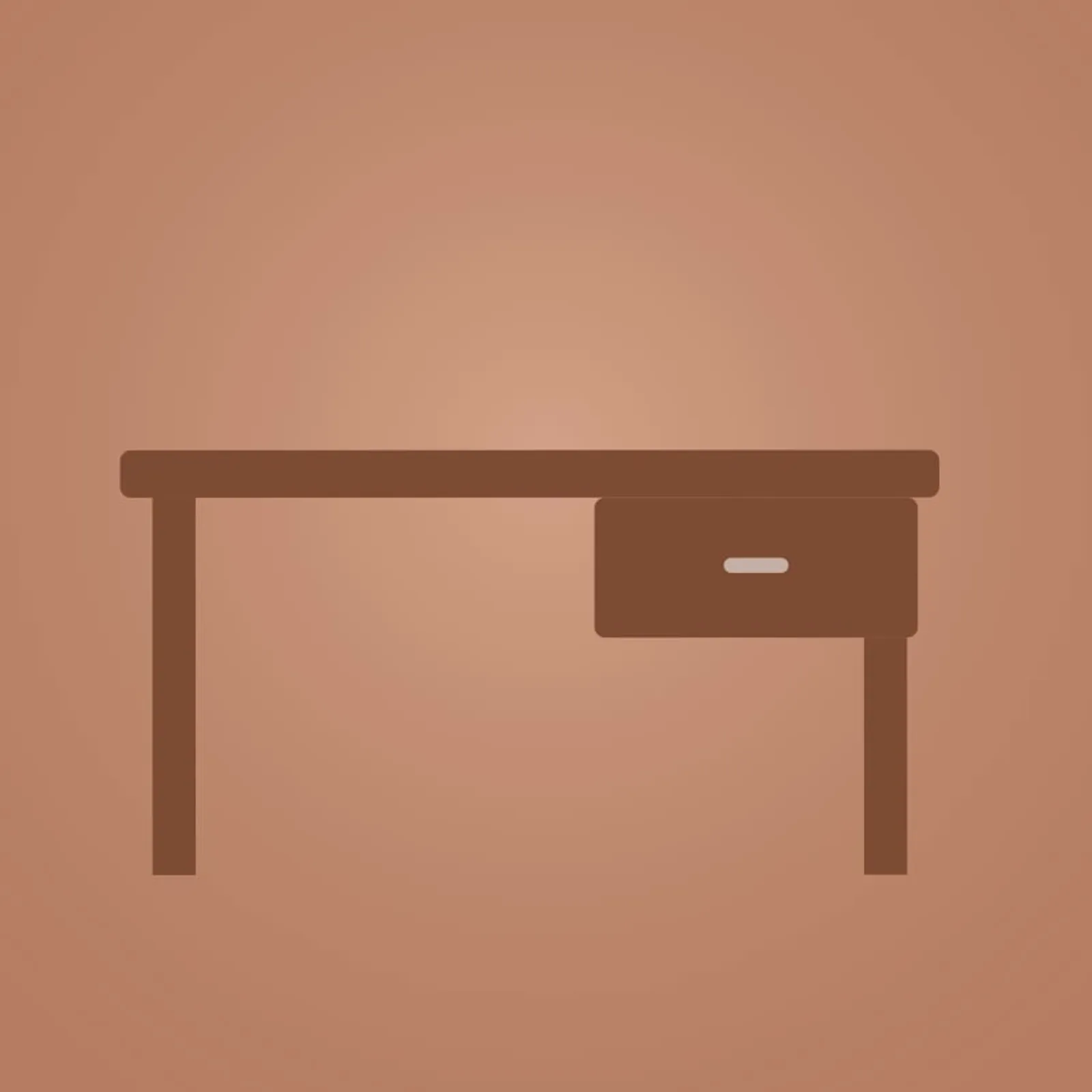 Skrivbord Slån Valnöt - bild 1