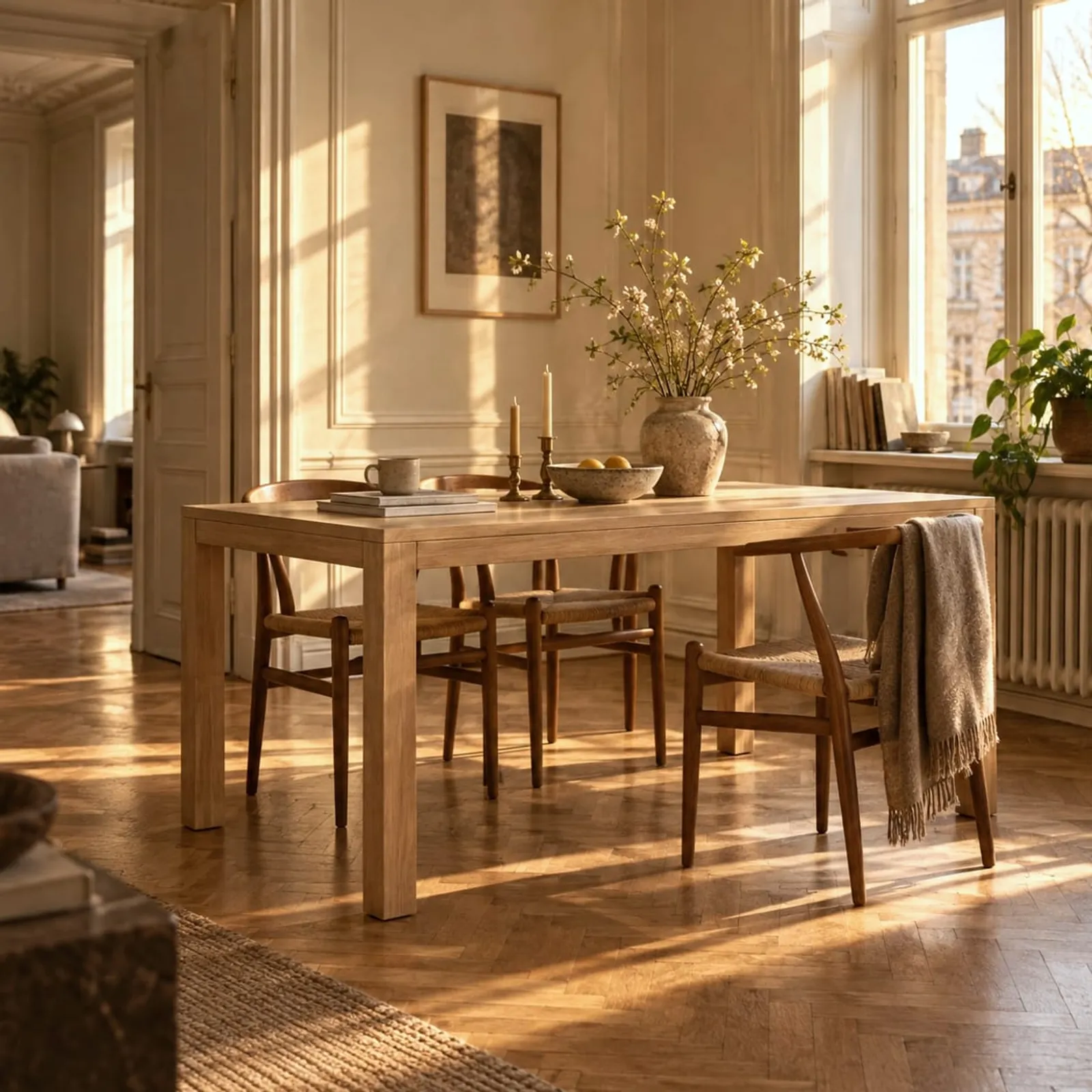 Table à manger Ö en frêne - image 2