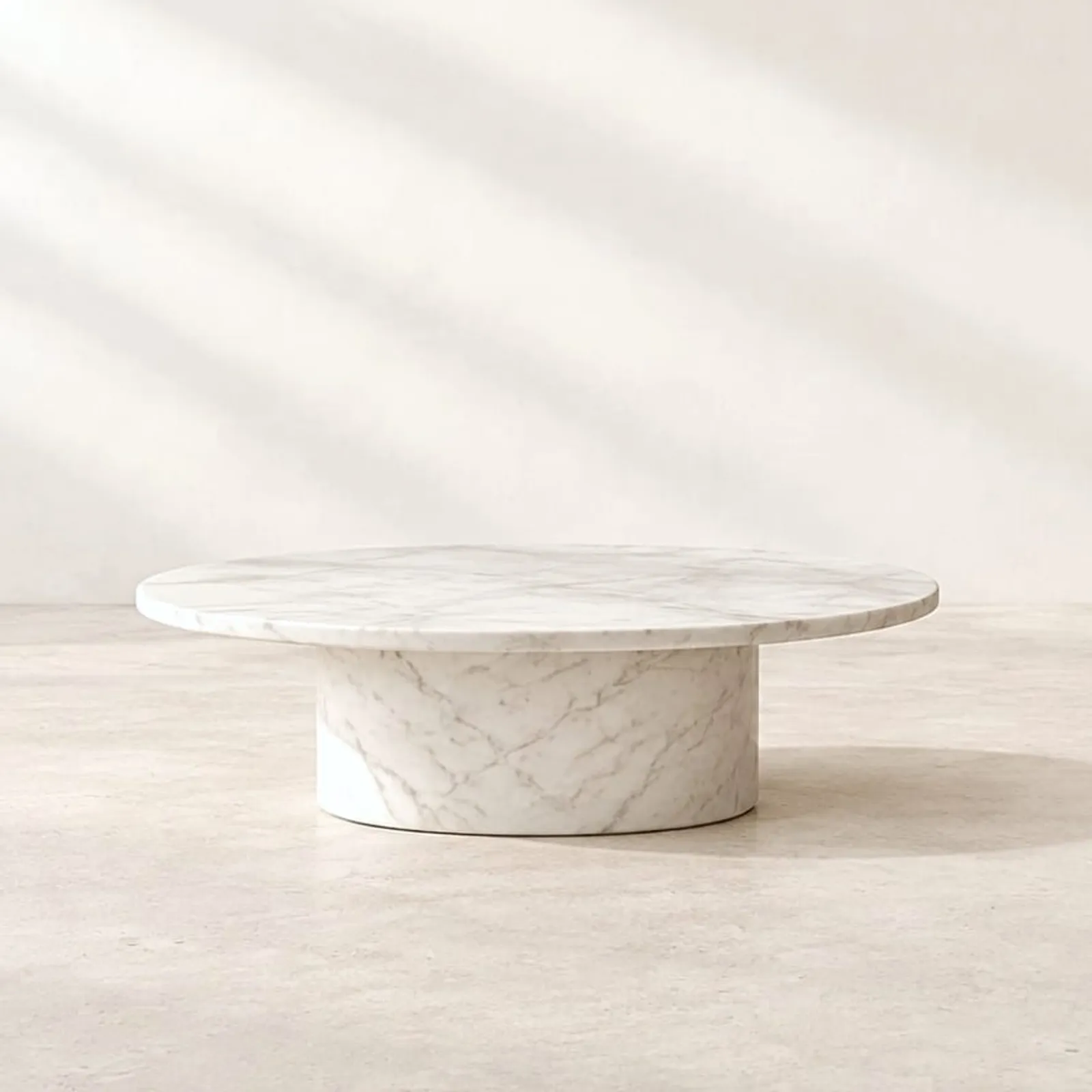 Table basse Timjan blanc craie - image 1