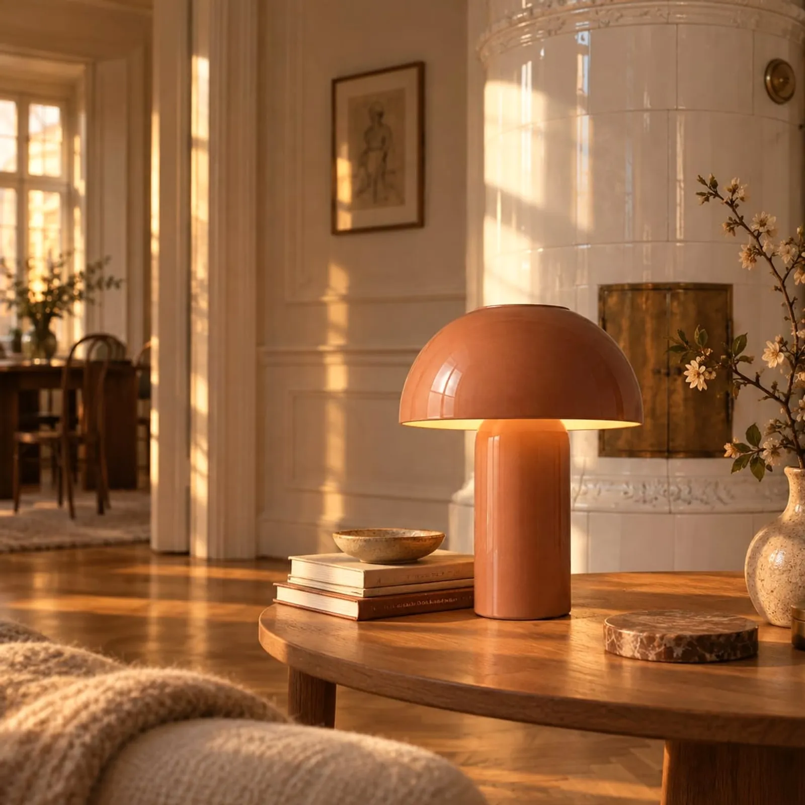 Lampe de table Lind ocre IV - image 2