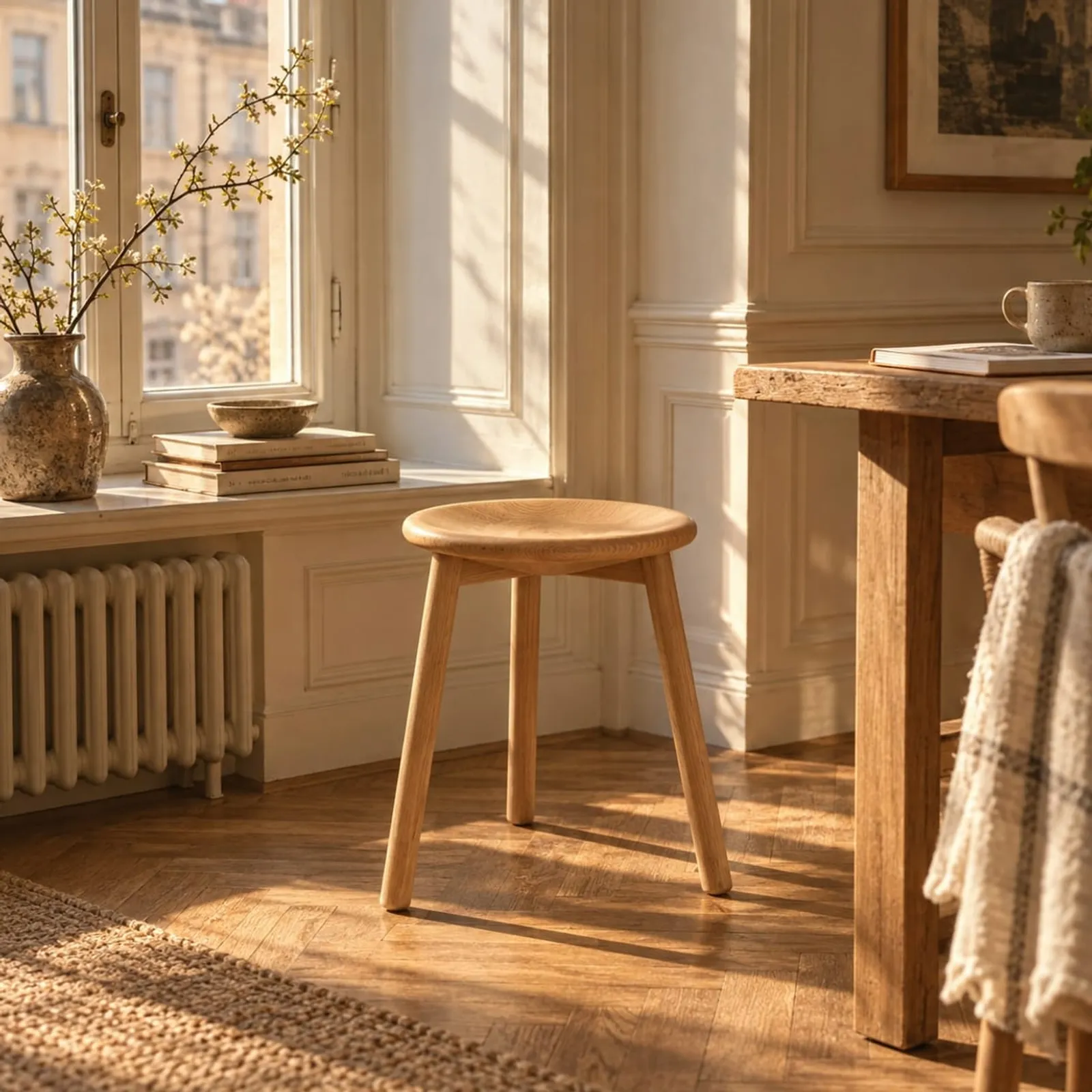 Tabouret Udde ocre II - image 3