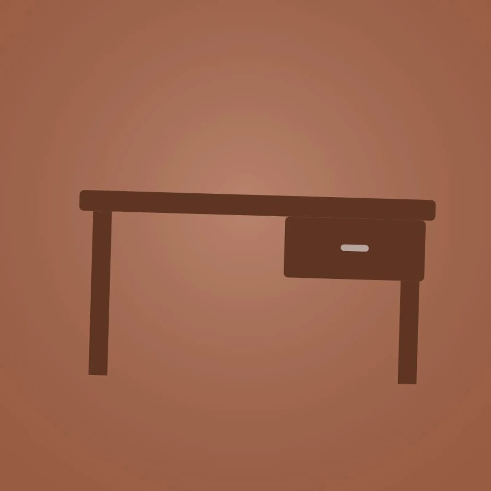 Skrivbord Vall Valnöt - bild 1