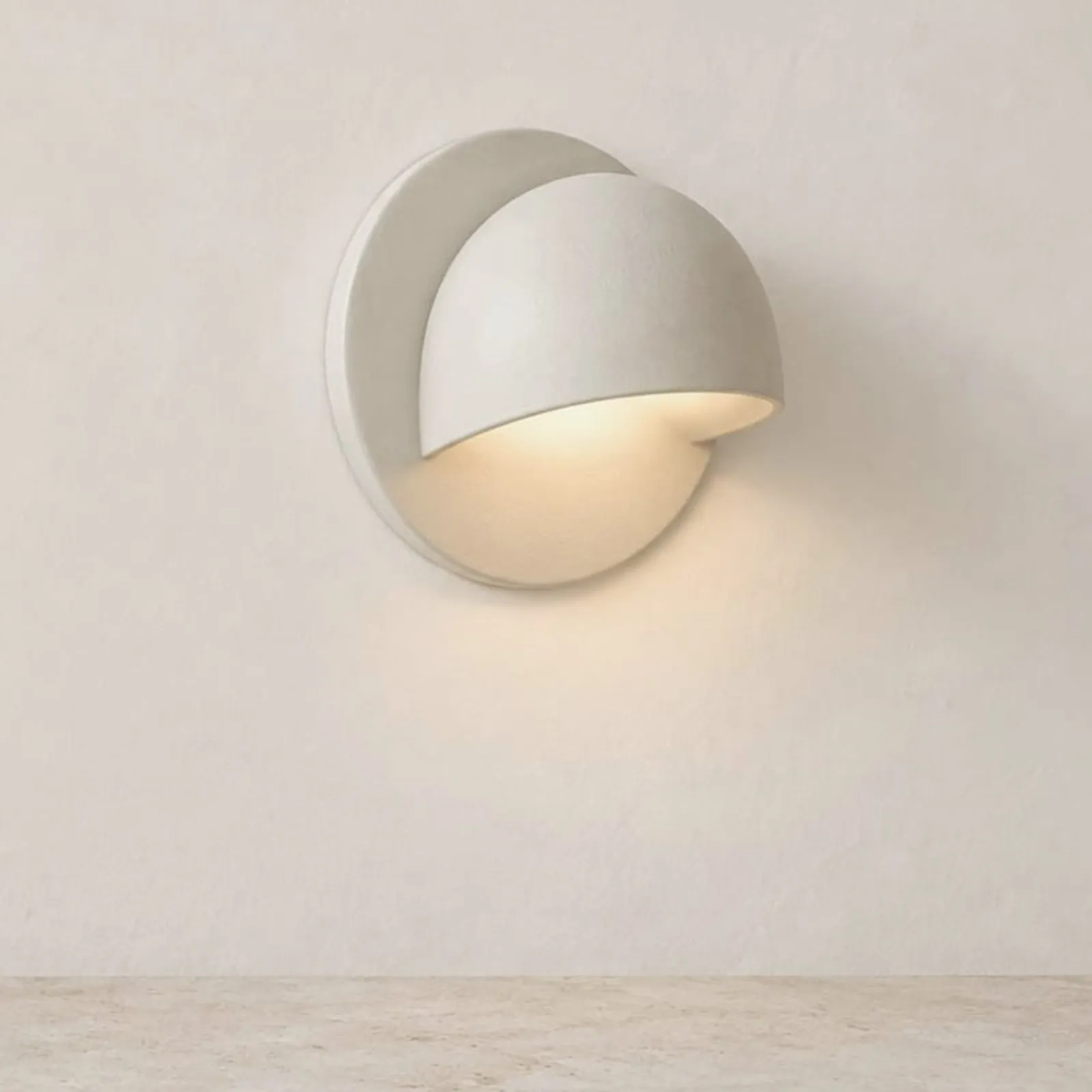Vägglampa Tall Kritvit V - bild 2