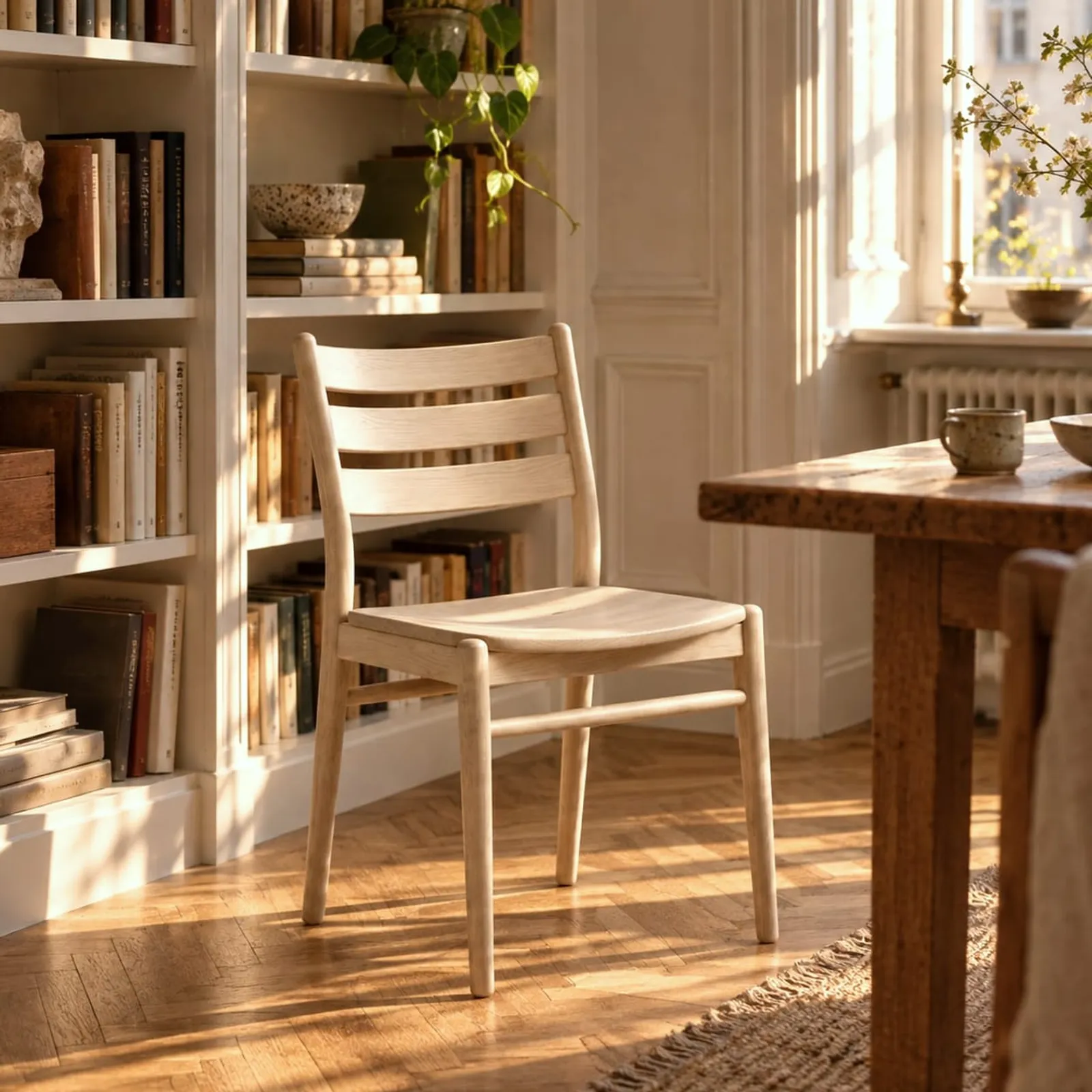 Chaise Dal blanc craie - image 2