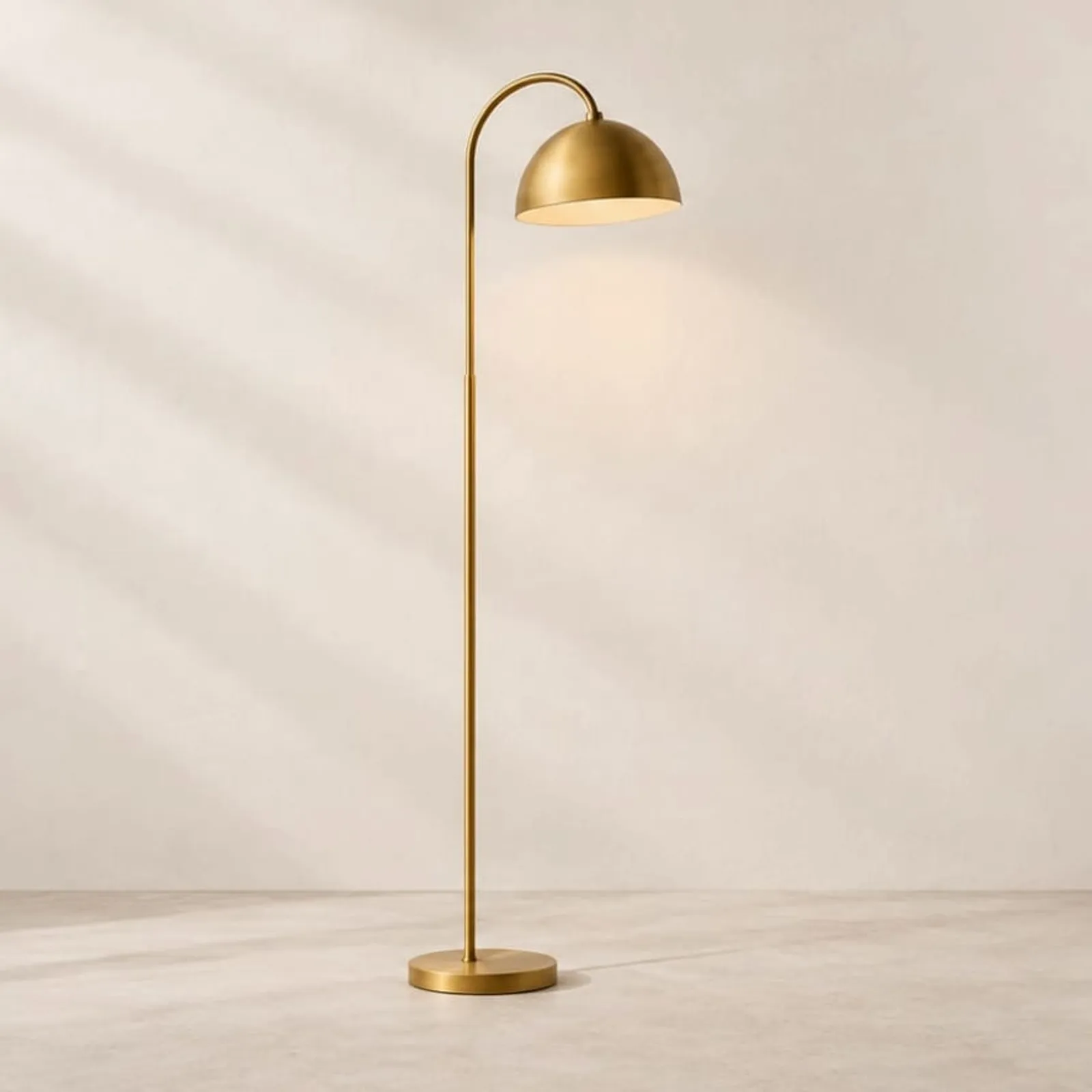 Golvlampa Fläder Mässing - bild 1