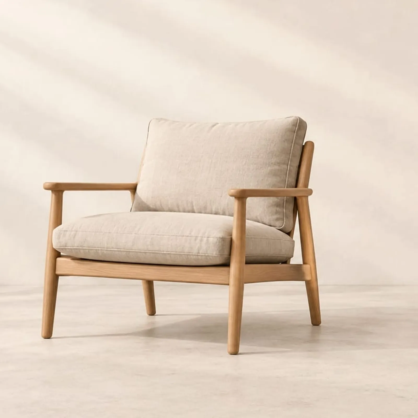 Fauteuil Holm en lin - image 1