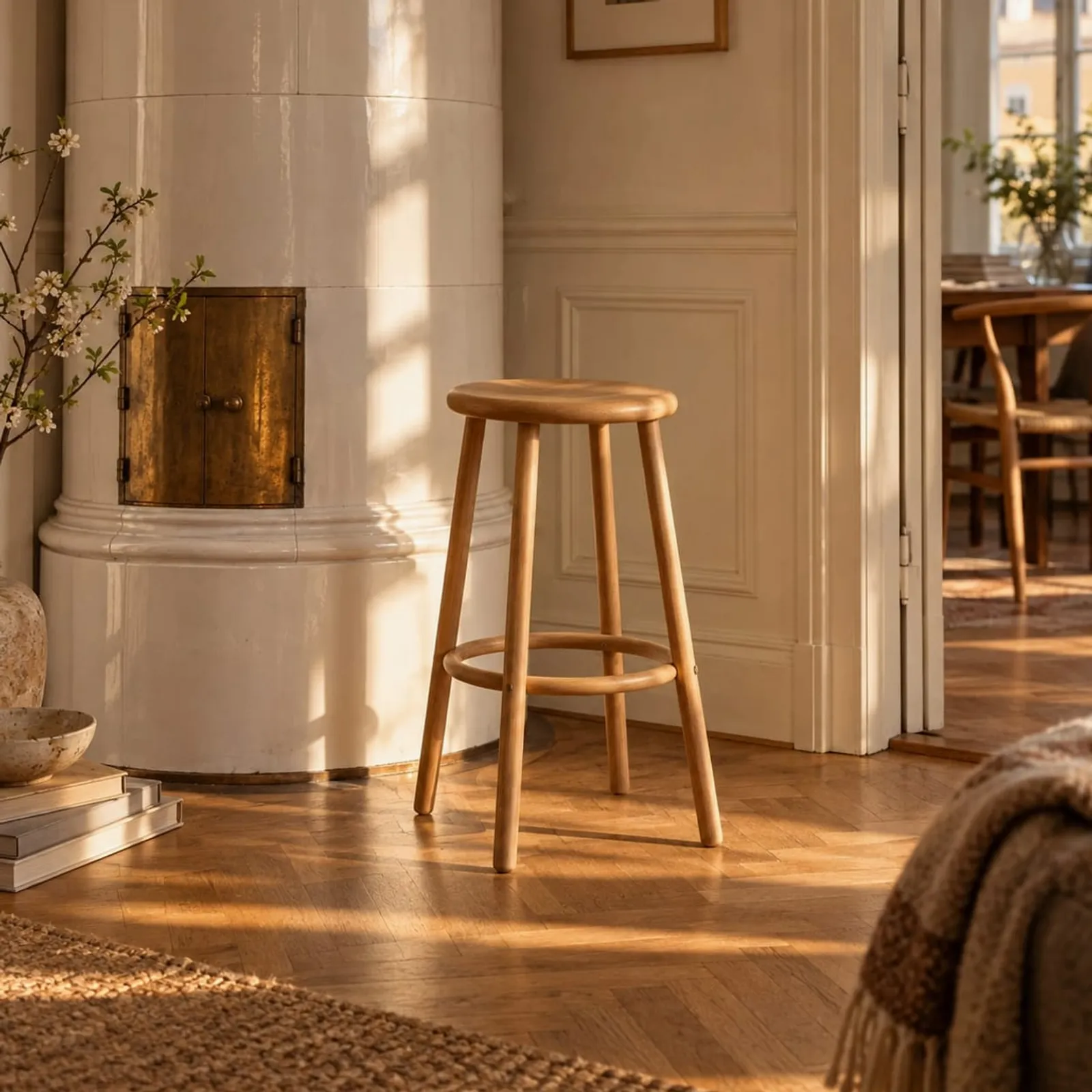 Tabouret Råg charbon - image 2