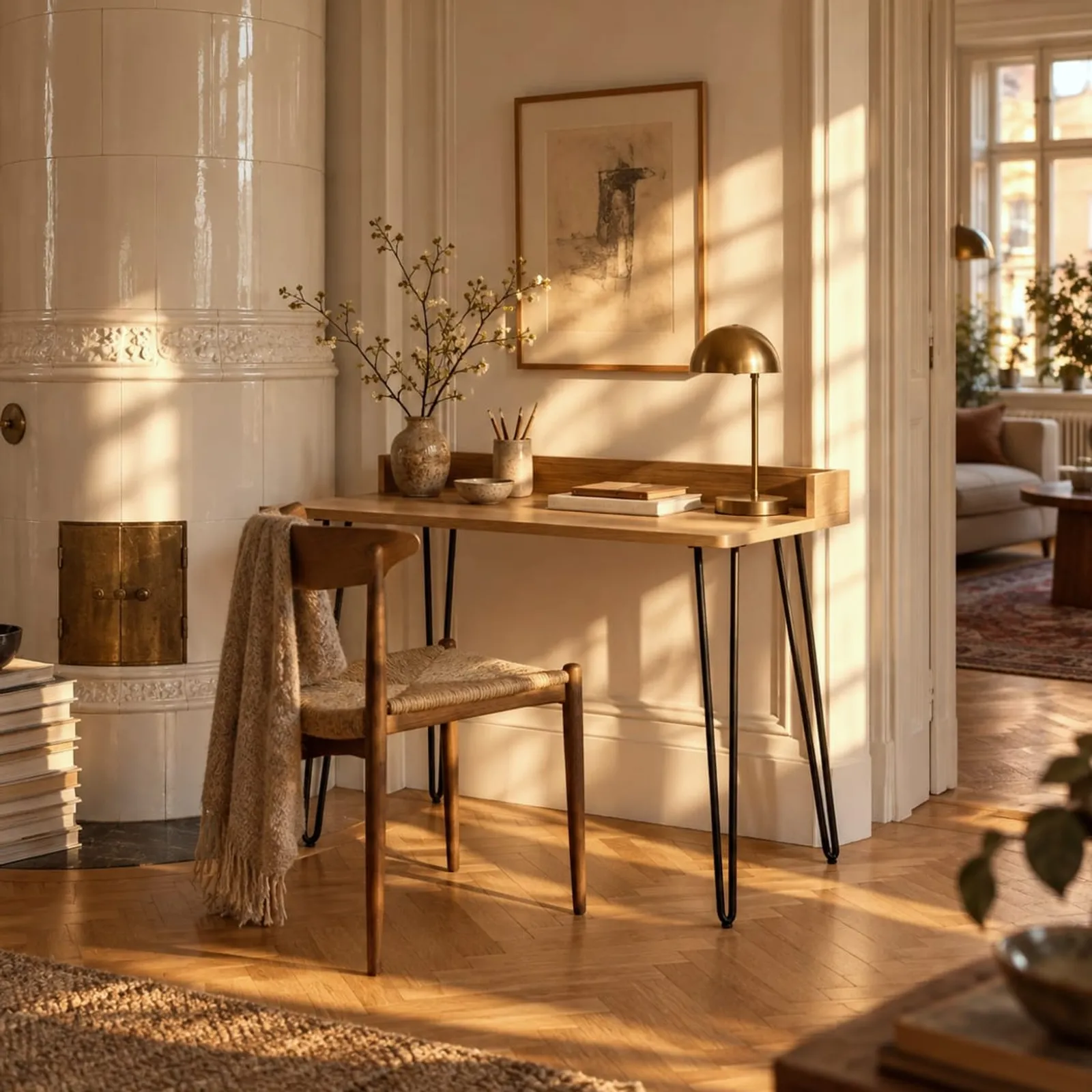 Bureau Vete en chêne - image 2