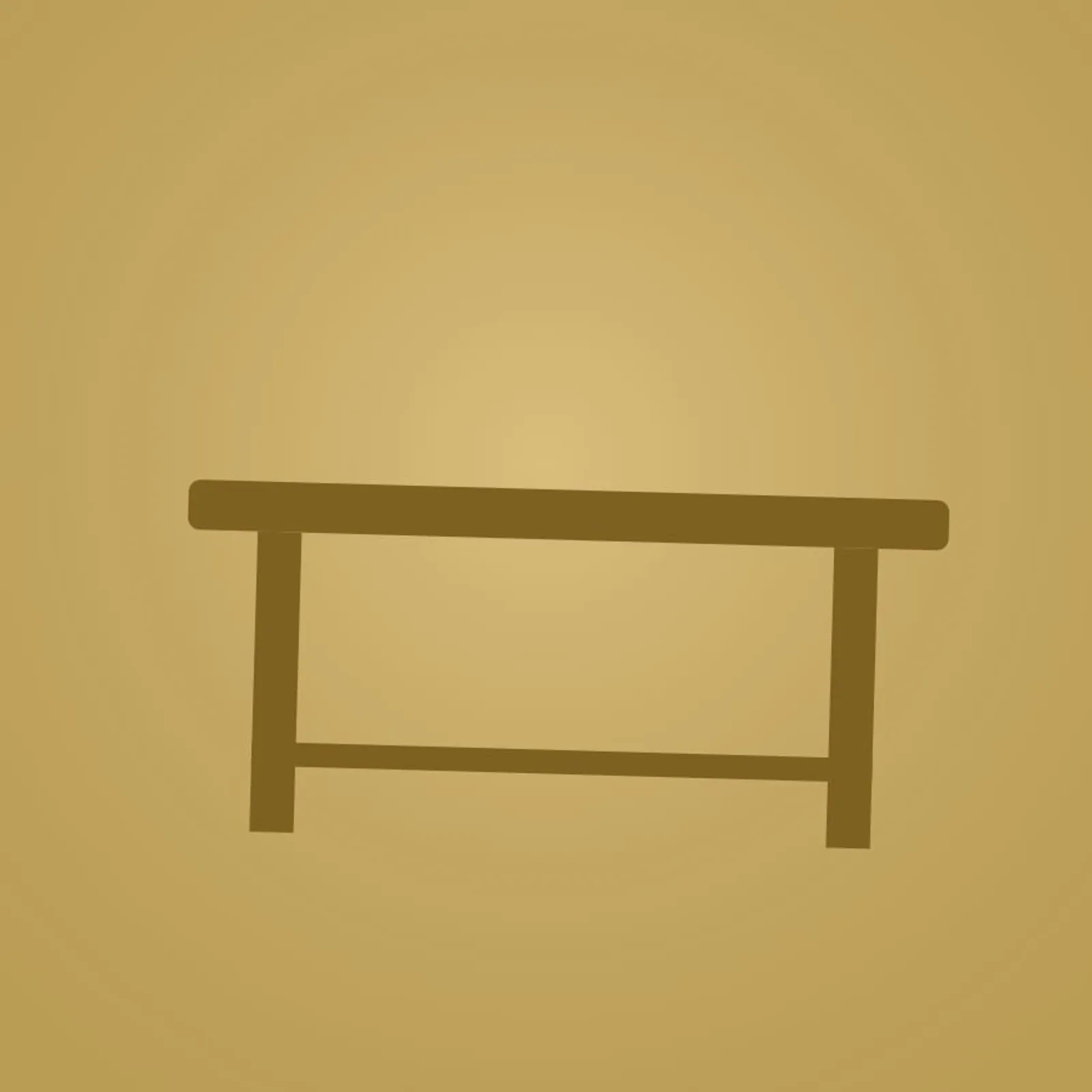 Soffbord Grund Ockra - bild 1
